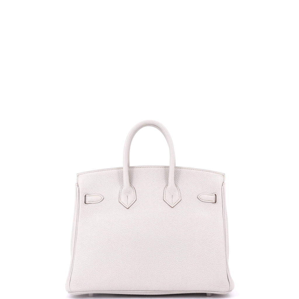 Birkin Handbag Light Togo with Palladium Hardware 25