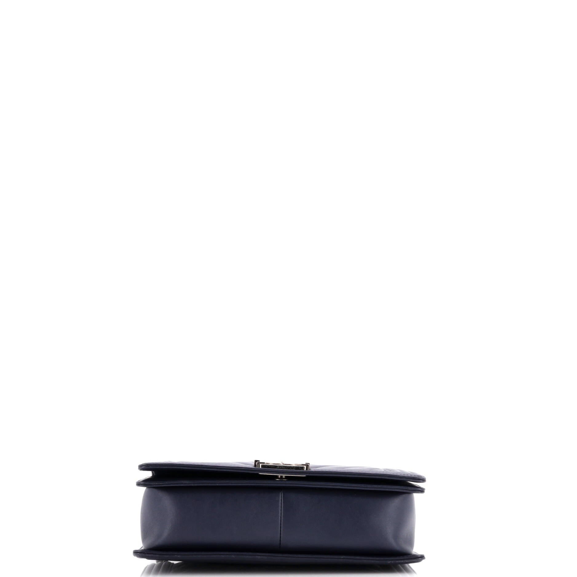 Boy Flap Bag Chevron Lambskin Old Medium