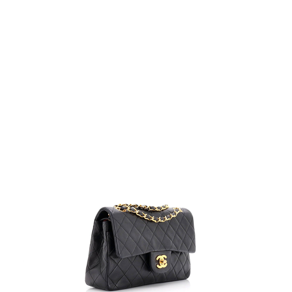 Vintage Classic Double Flap Bag Quilted Lambskin Medium