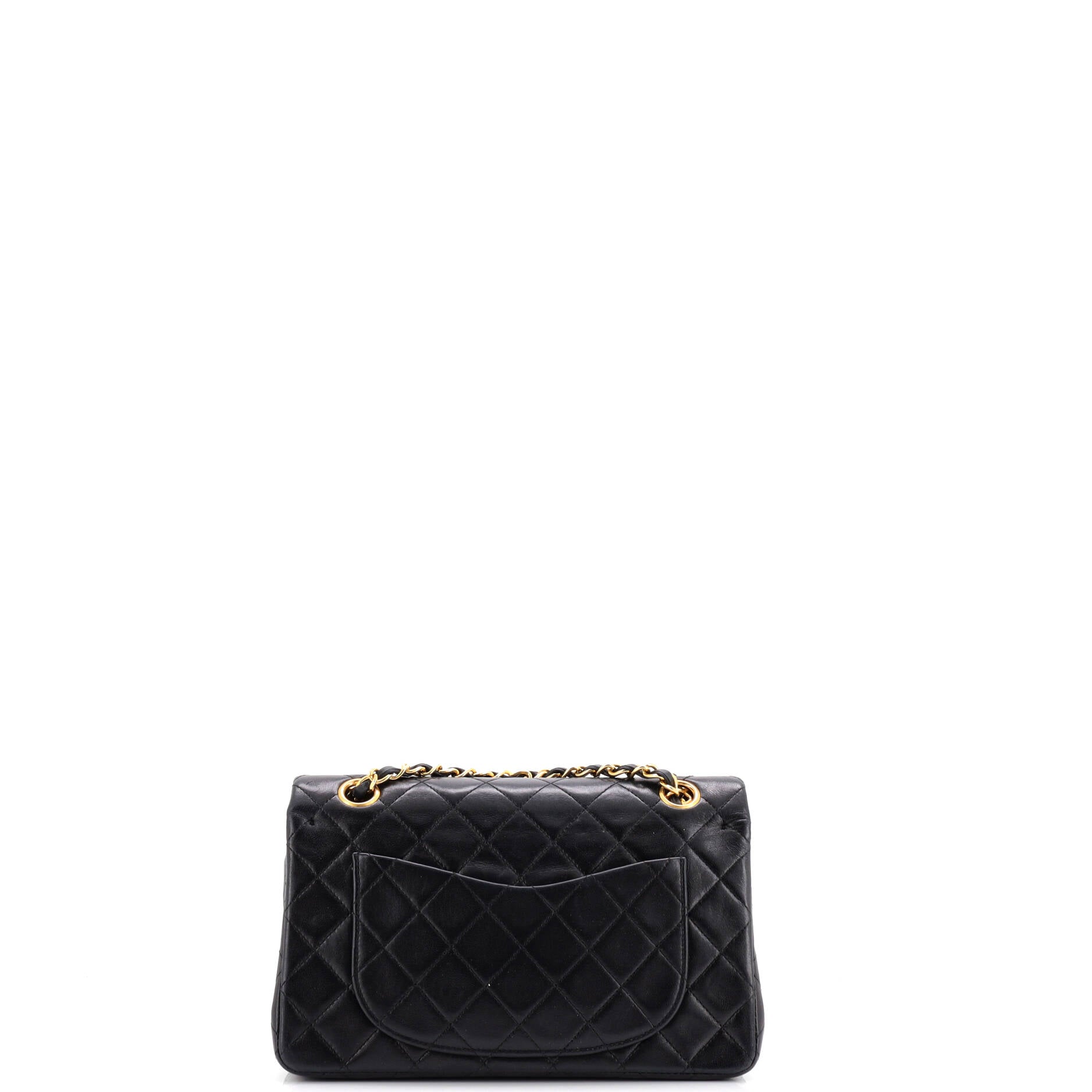 Vintage Classic Double Flap Bag Quilted Lambskin Medium