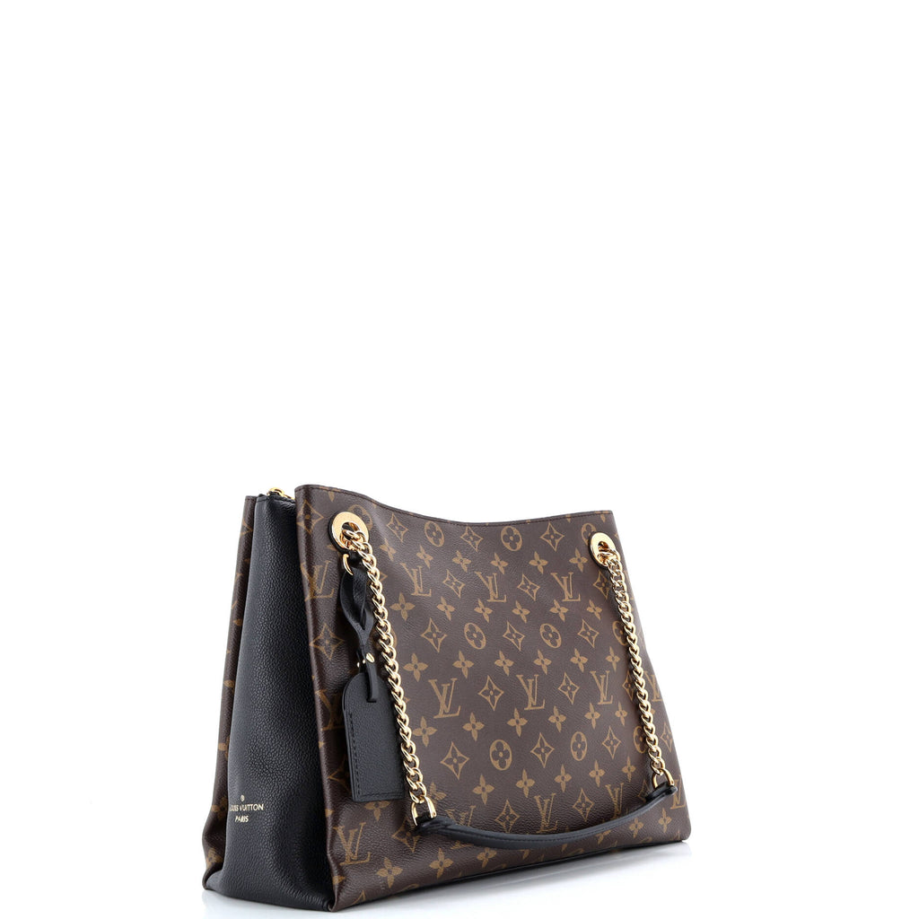 Surene Handbag Monogram Canvas with Leather MM