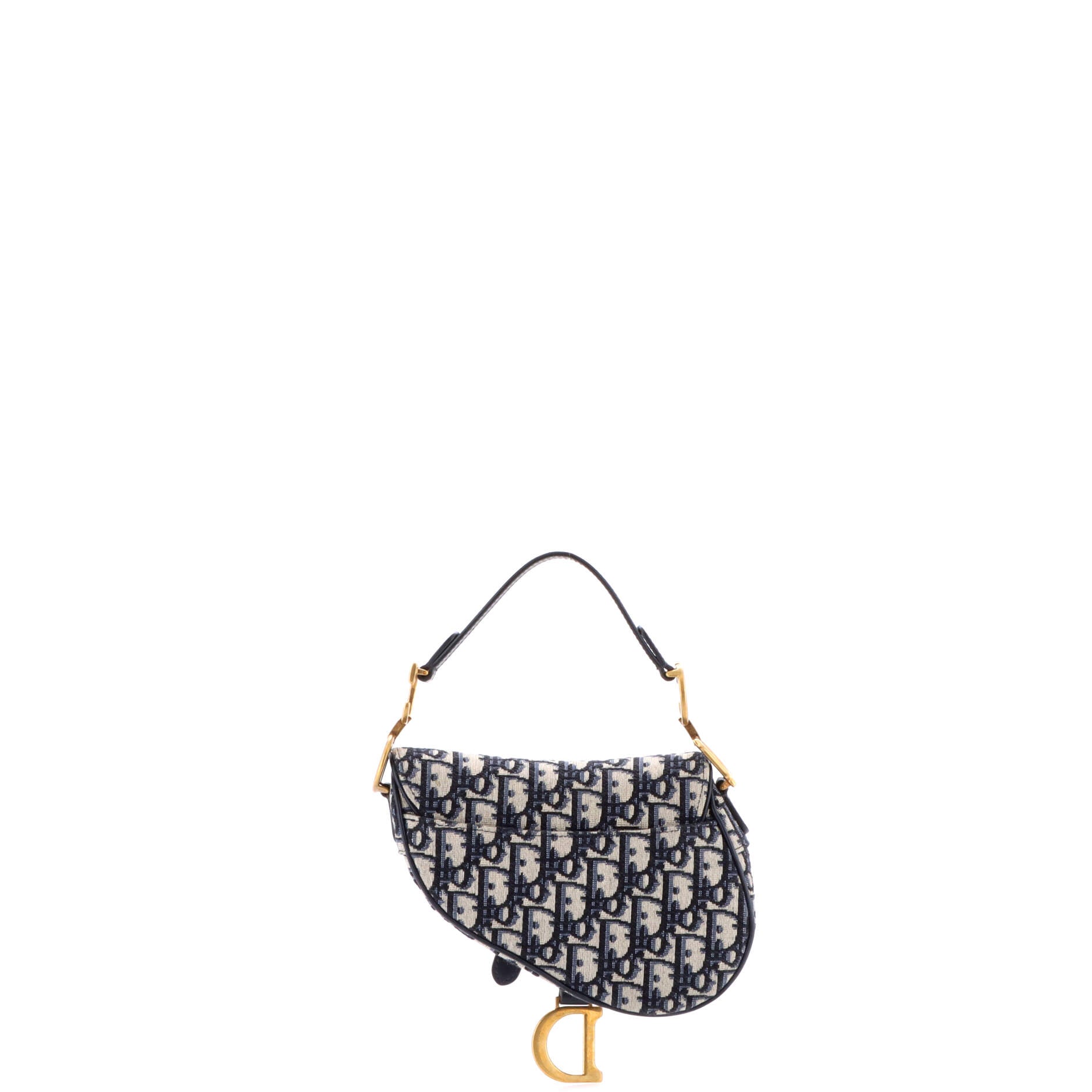 Saddle Handbag Oblique Canvas Mini