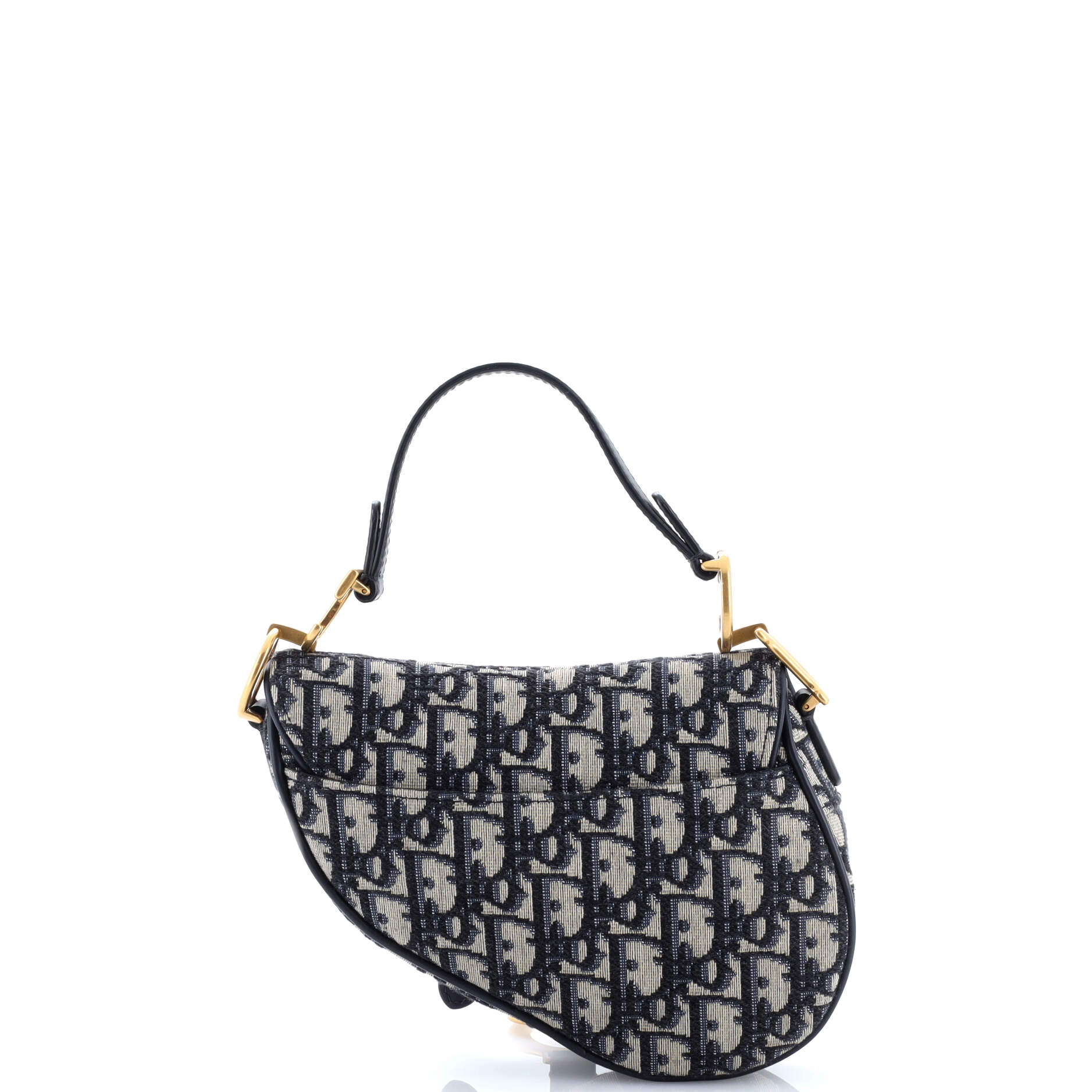 Saddle Handbag Oblique Canvas Mini