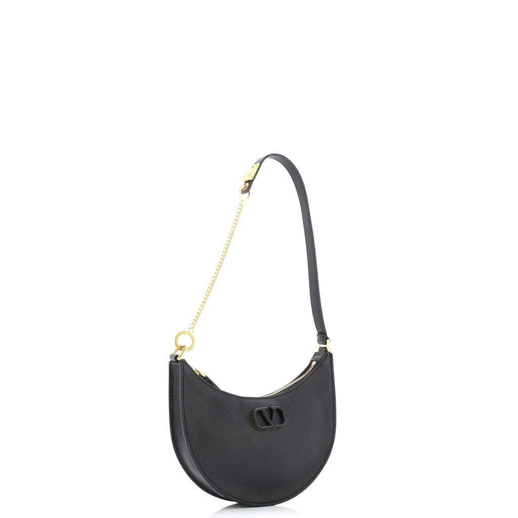 VLogo Hobo Leather Mini