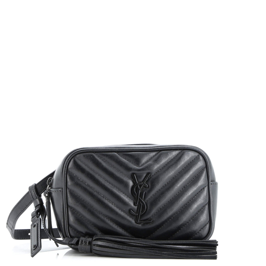 Lou Belt Bag Matelasse Chevron Leather