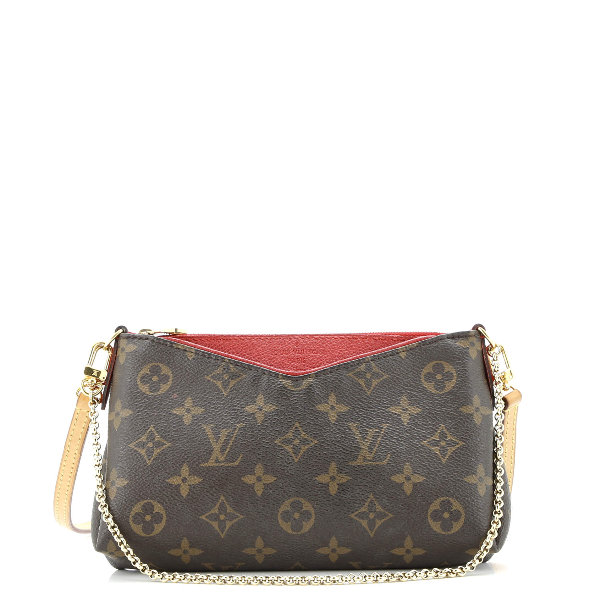 Pallas Clutch Monogram Canvas with Leather
