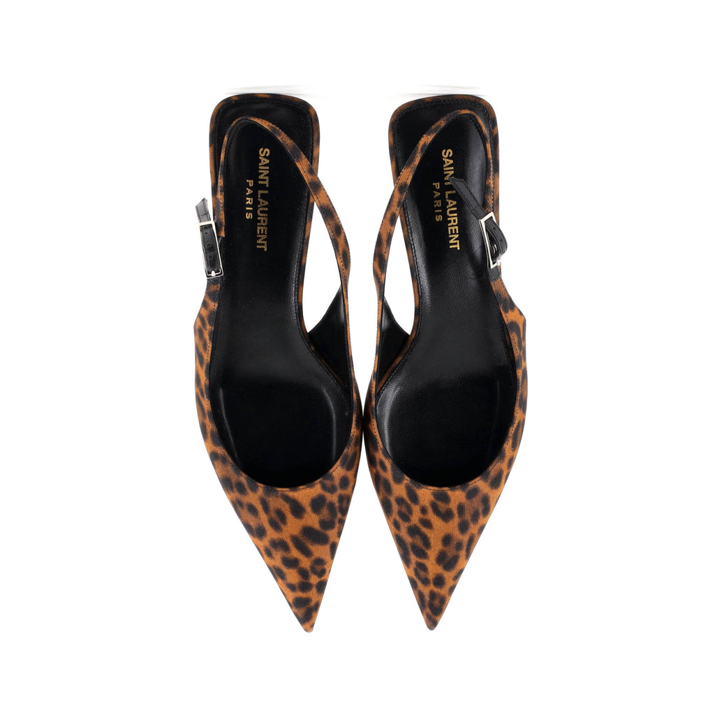 Women's Cherish Slingback Pumps Printed Silk