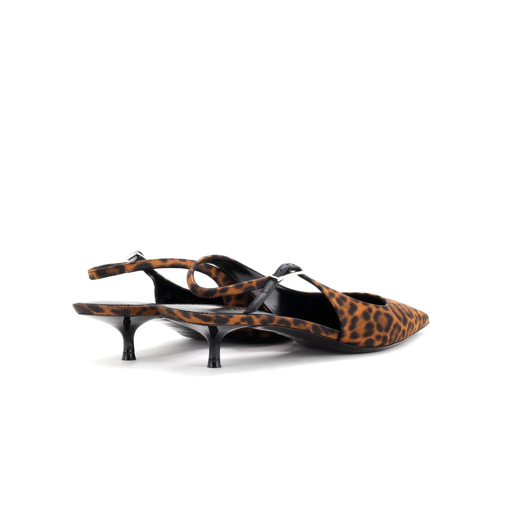 Women's Cherish Slingback Pumps Printed Silk