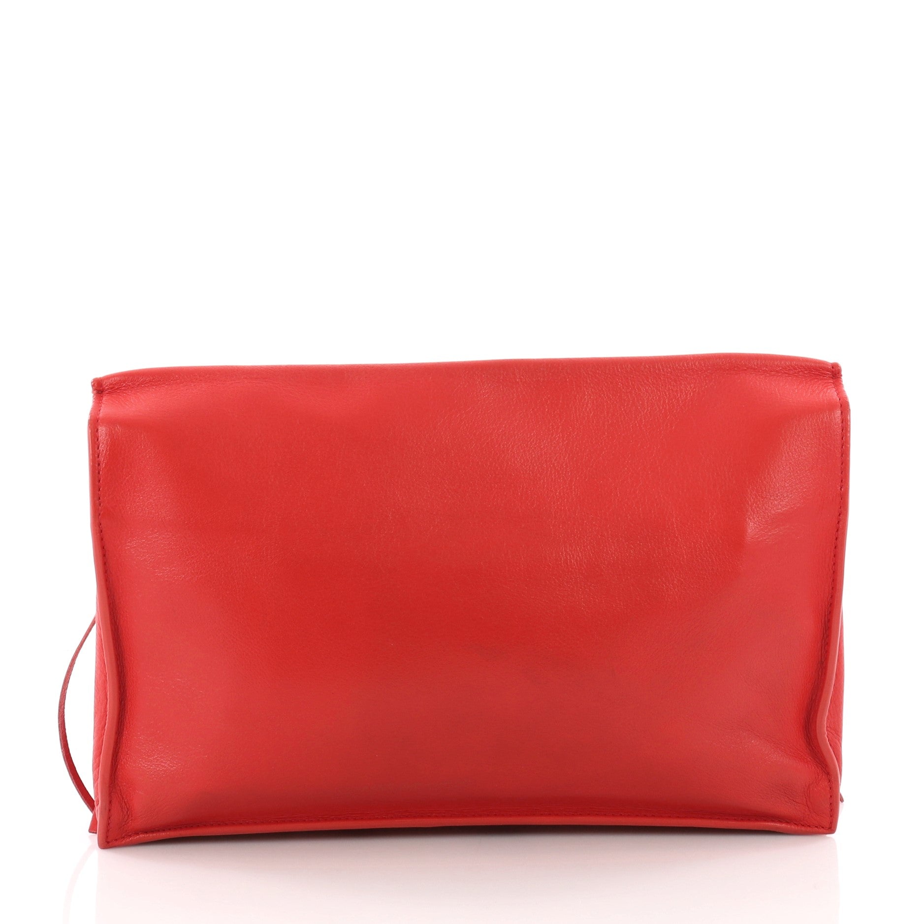 Papier Sight Clutch Classic Studs Leather