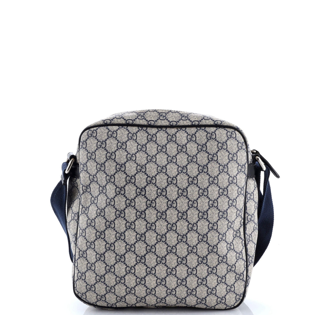 Front Zip Messenger GG Coated Canvas Medium