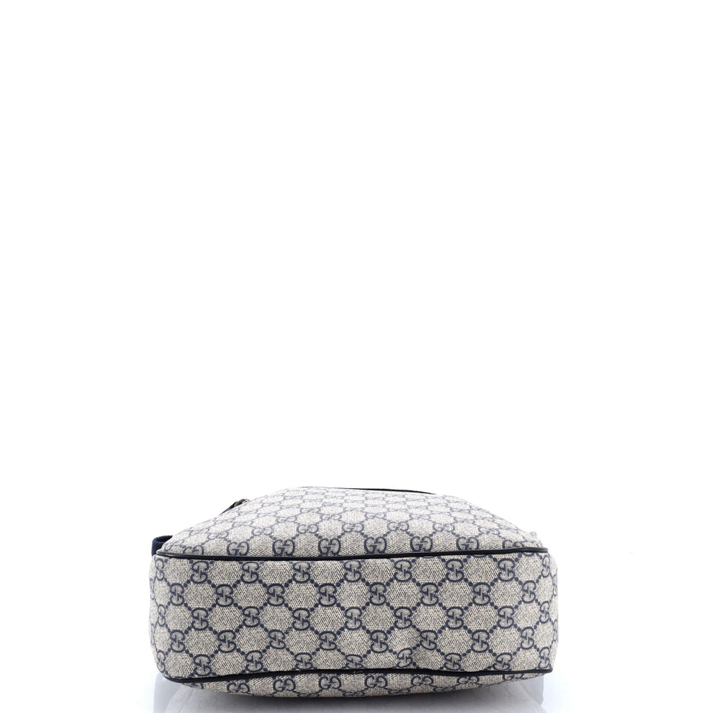 Front Zip Messenger GG Coated Canvas Medium