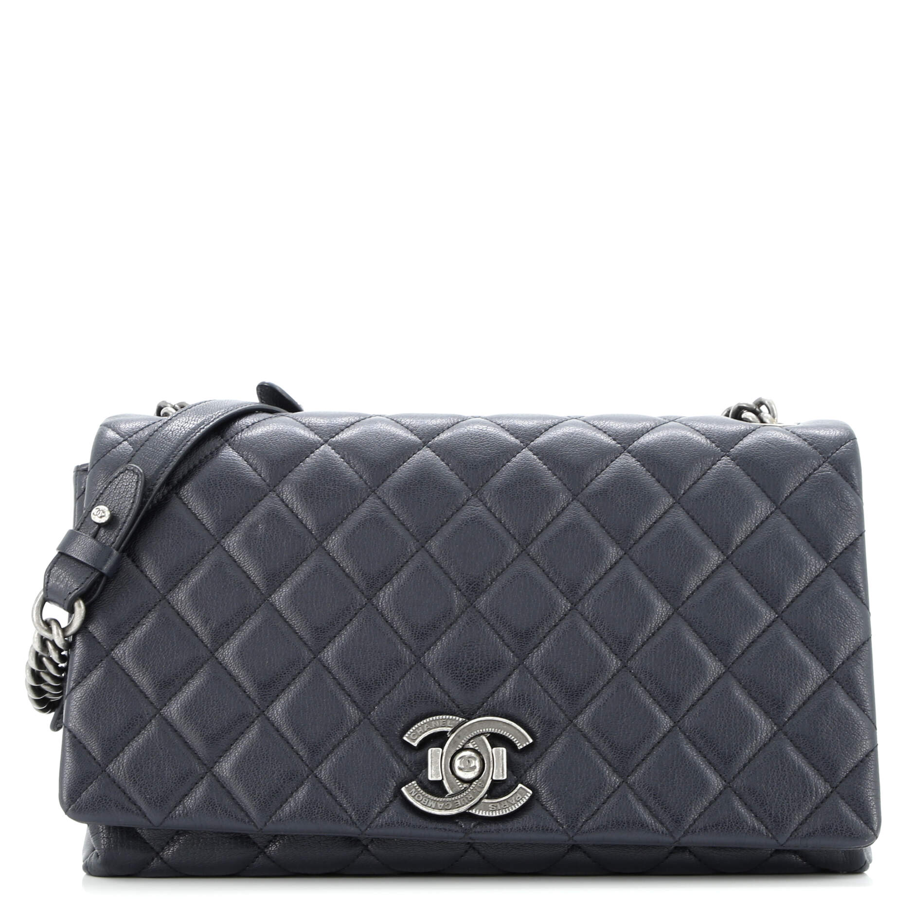 City Rock Flap Bag Quilted Goatskin Large