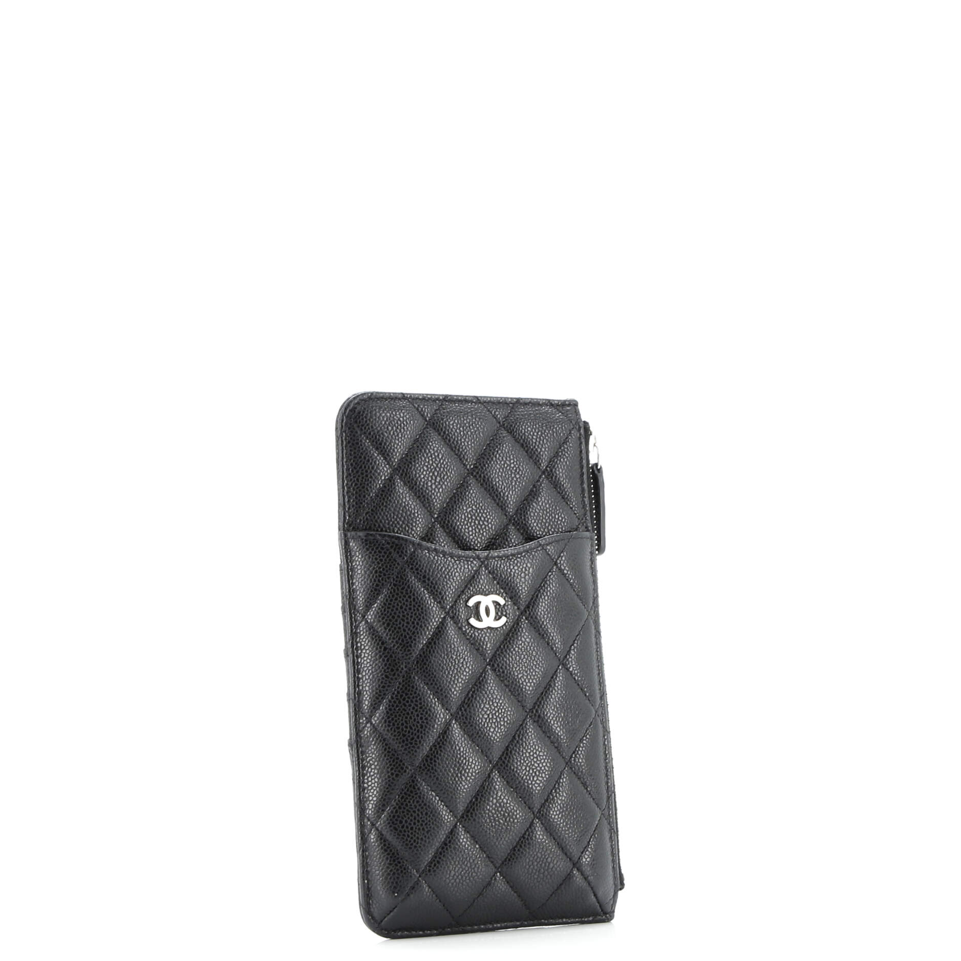 Classic Phone Case Pouch Quilted Caviar