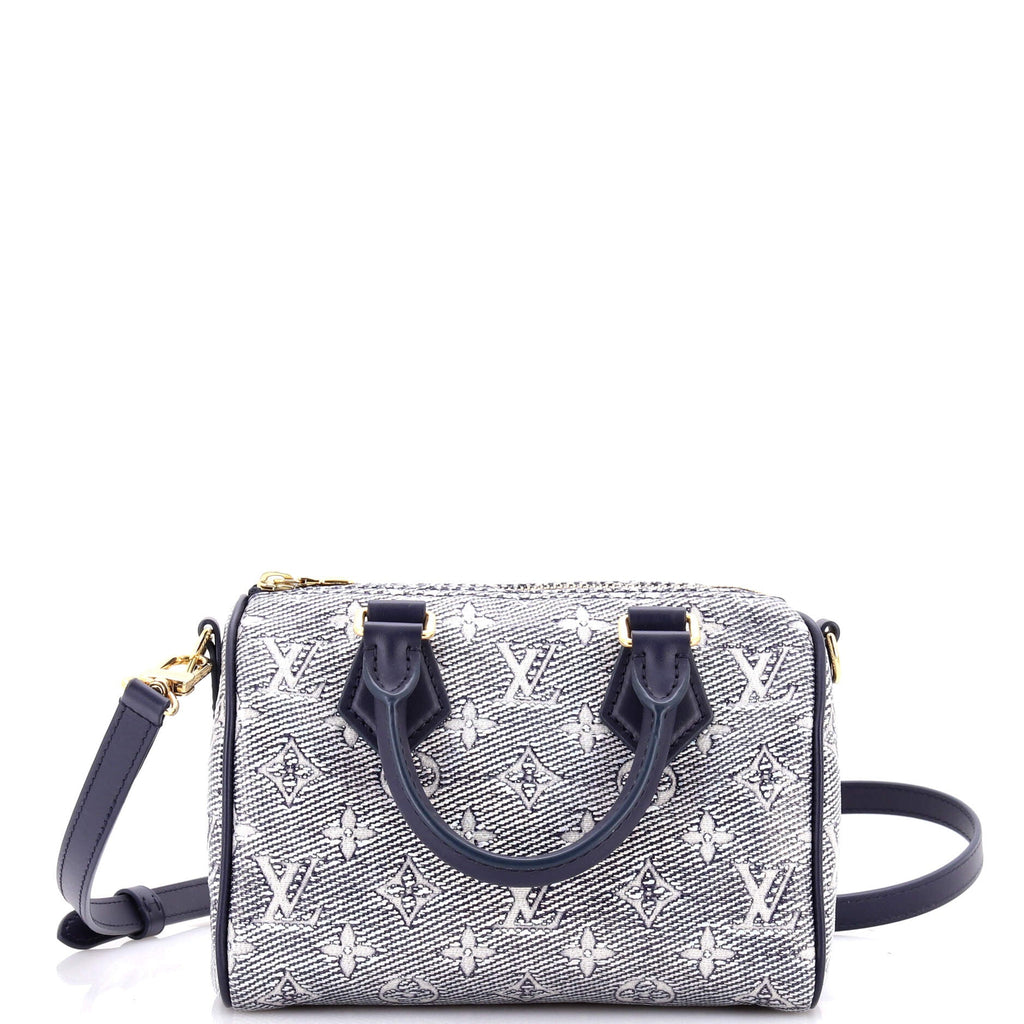 Speedy Bandouliere Bag Monoglam Jacquard Canvas 20