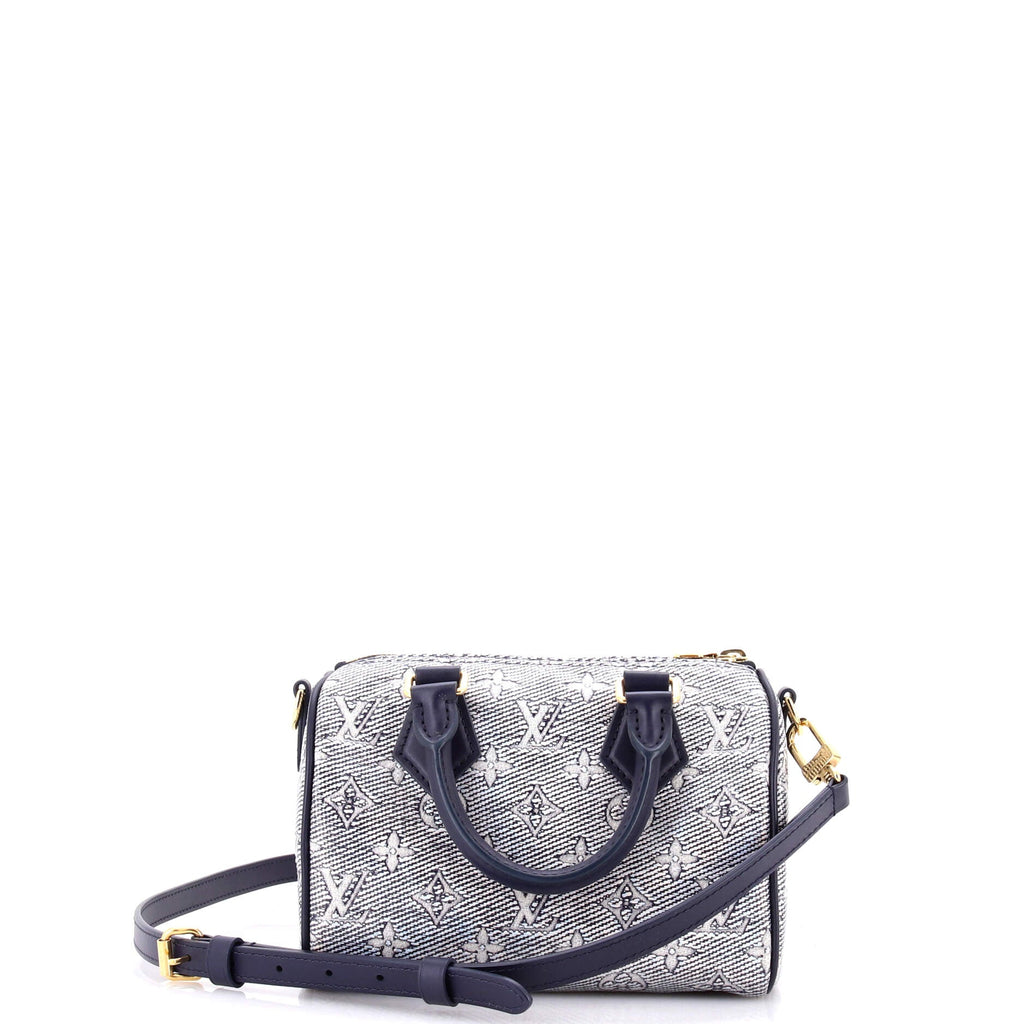 Speedy Bandouliere Bag Monoglam Jacquard Canvas 20