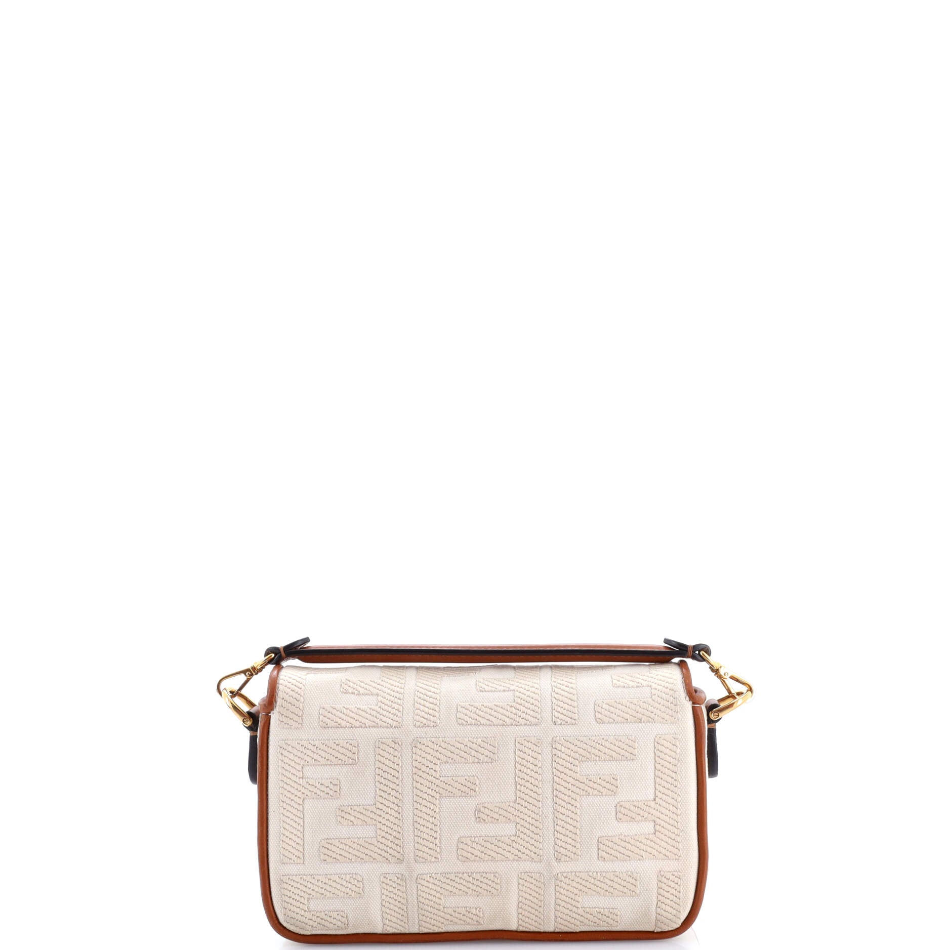 Baguette NM Bag Zucca Embroidered Canvas Mini