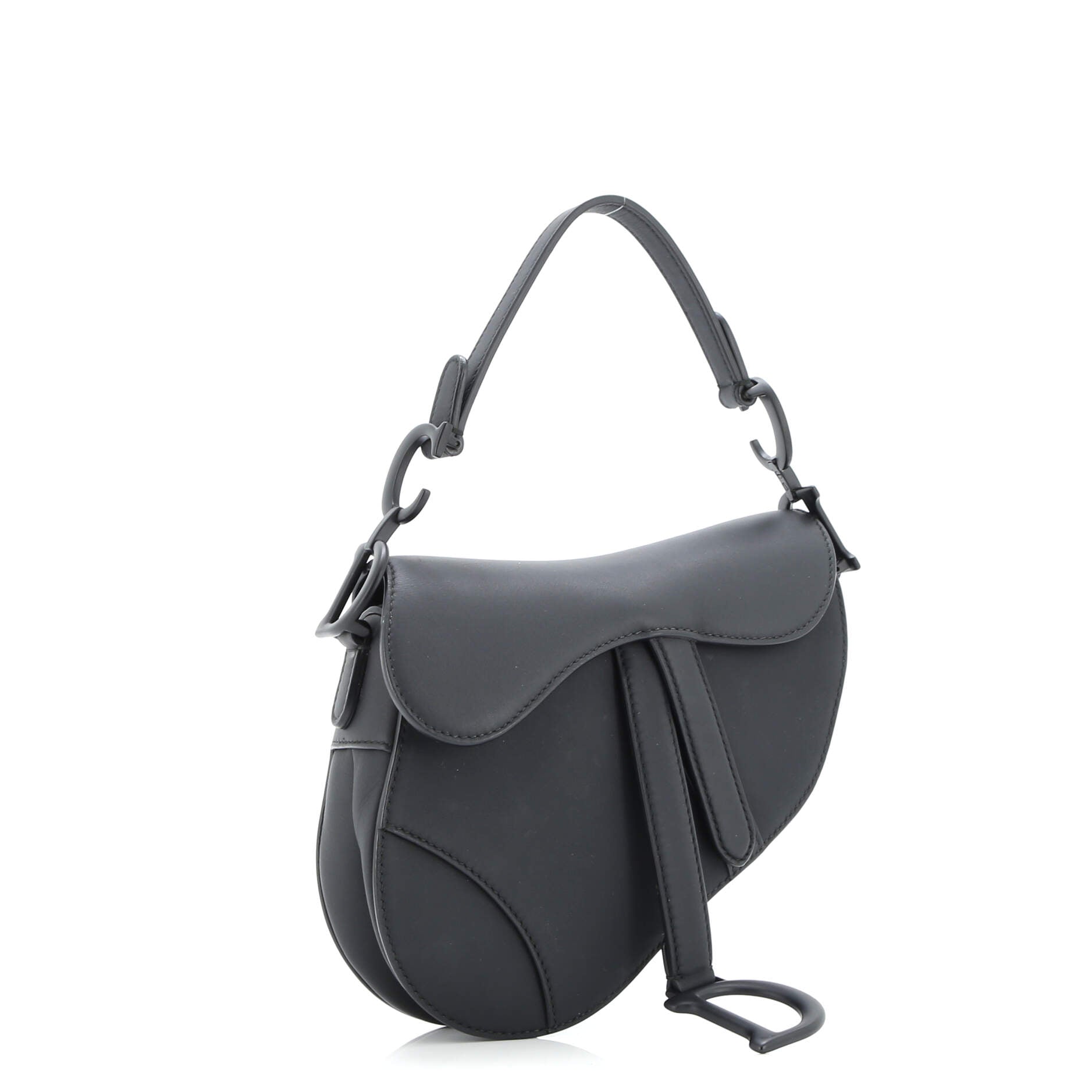 Ultra Matte Saddle Handbag Leather Mini