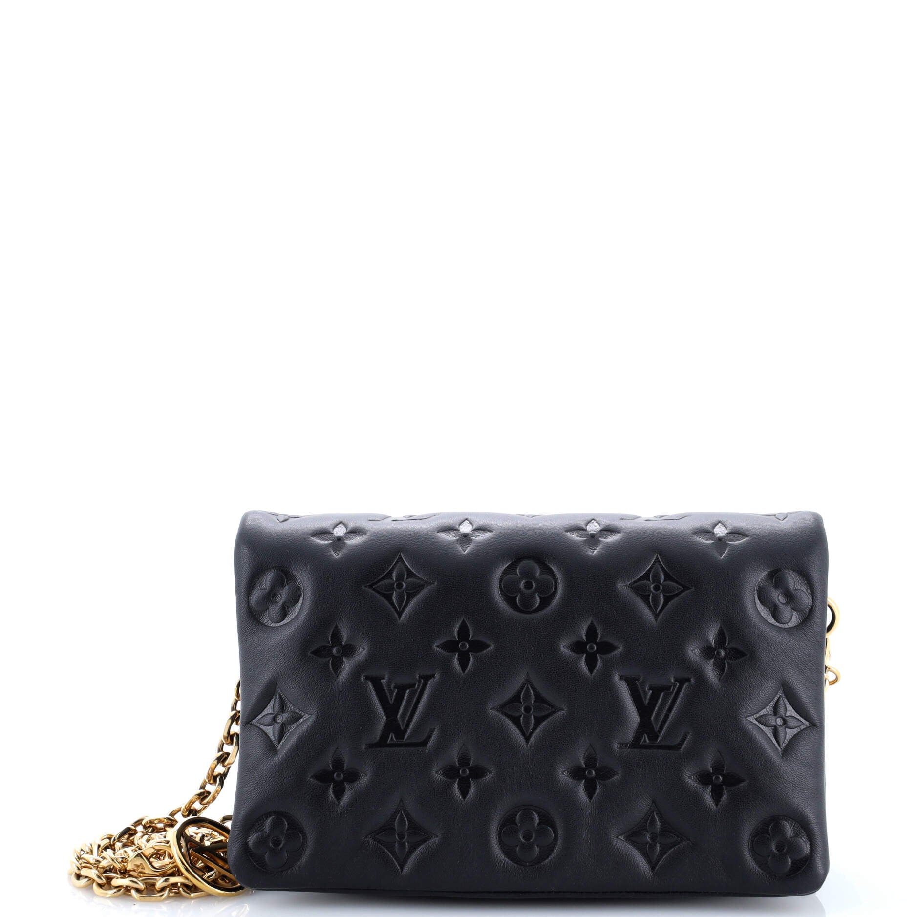 Coussin Pochette Monogram Embossed Lambskin