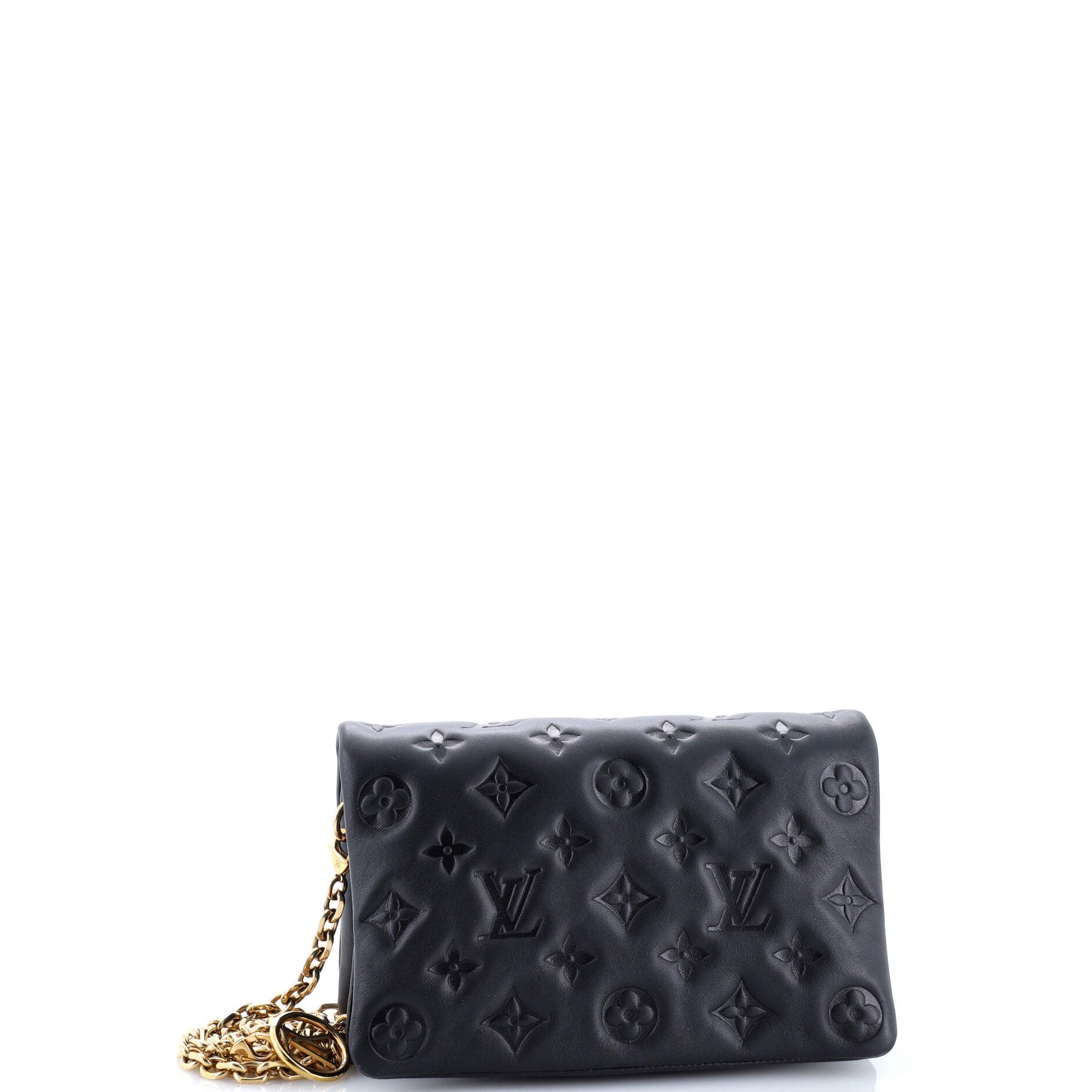 Coussin Pochette Monogram Embossed Lambskin
