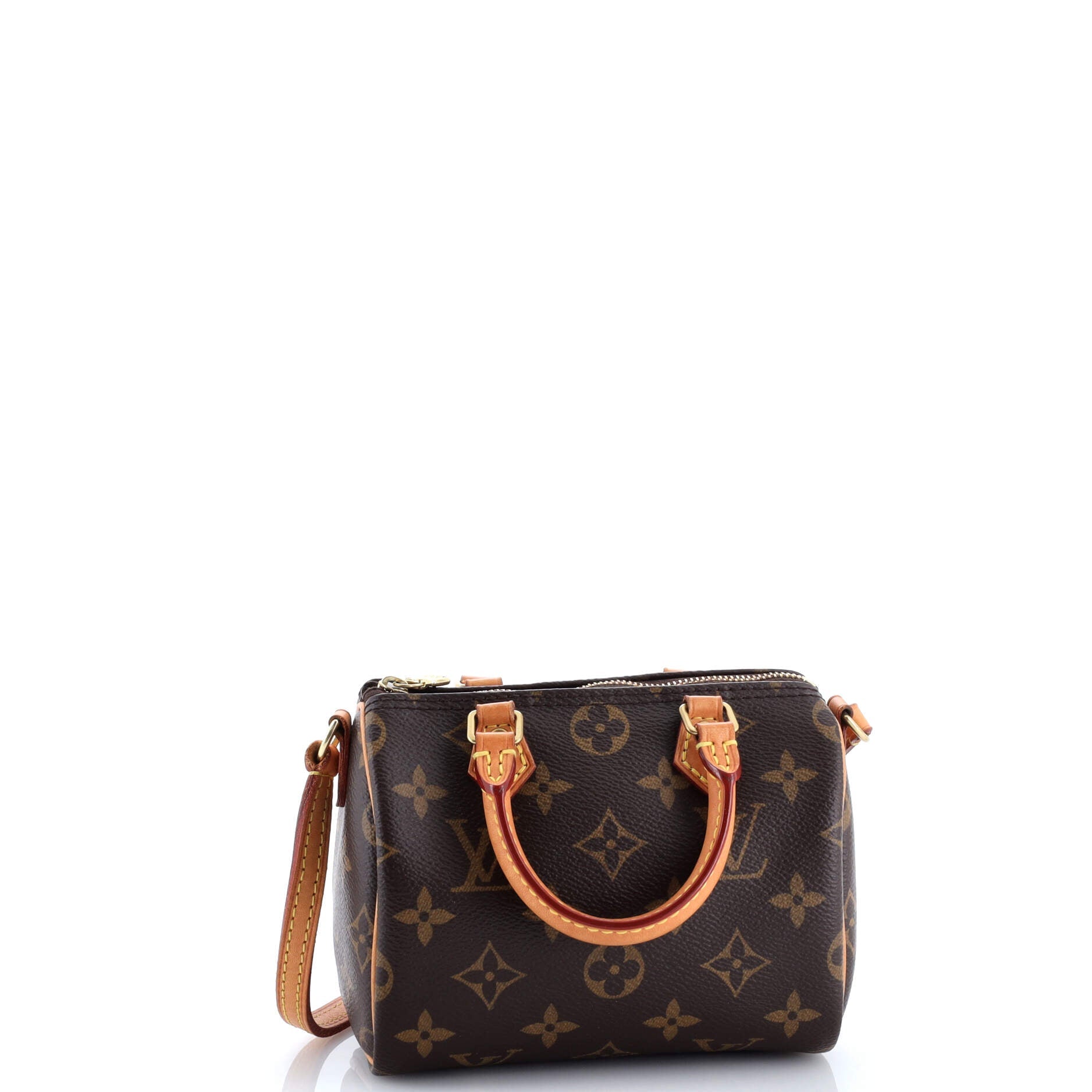 Speedy Bandouliere Bag Monogram Canvas Nano