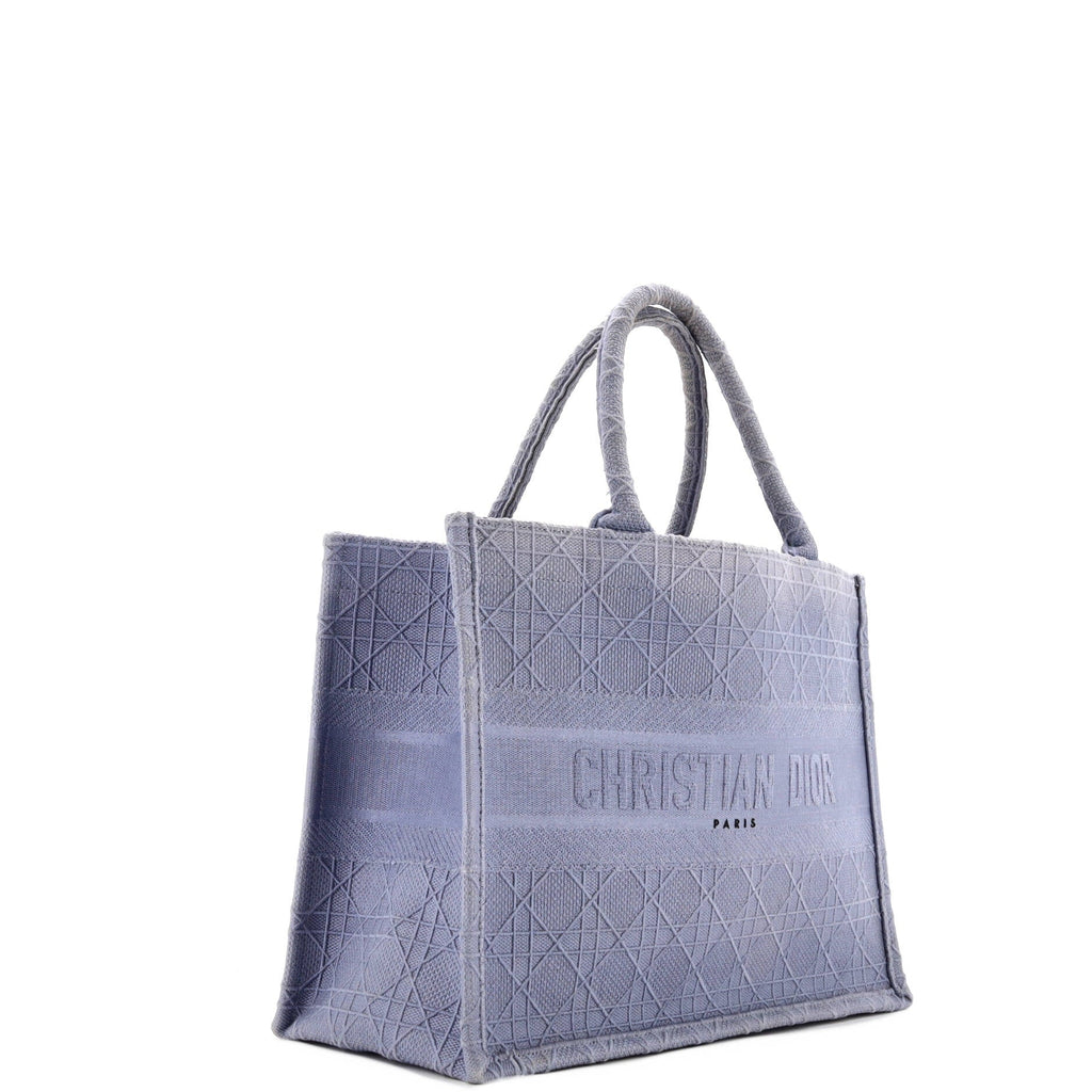 Book Tote Cannage Embroidered Canvas Medium