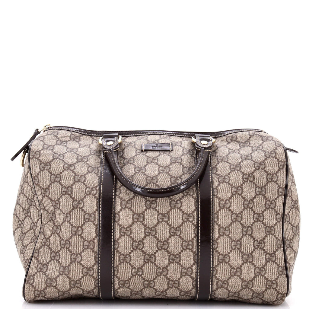 Joy Boston Bag GG Coated Canvas Medium