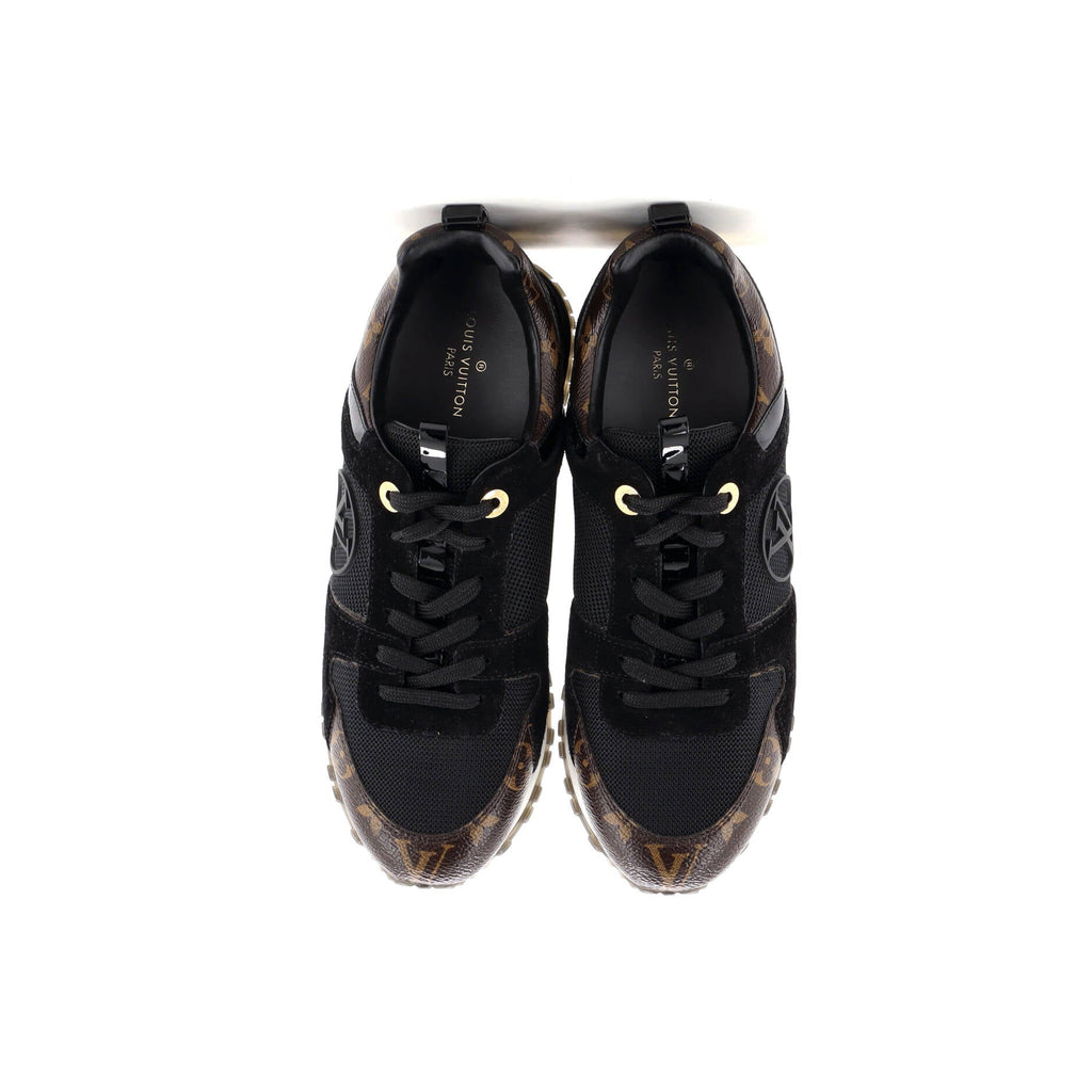 Women's Run Away Sneakers Mesh with Monogram Canvas and Suede
