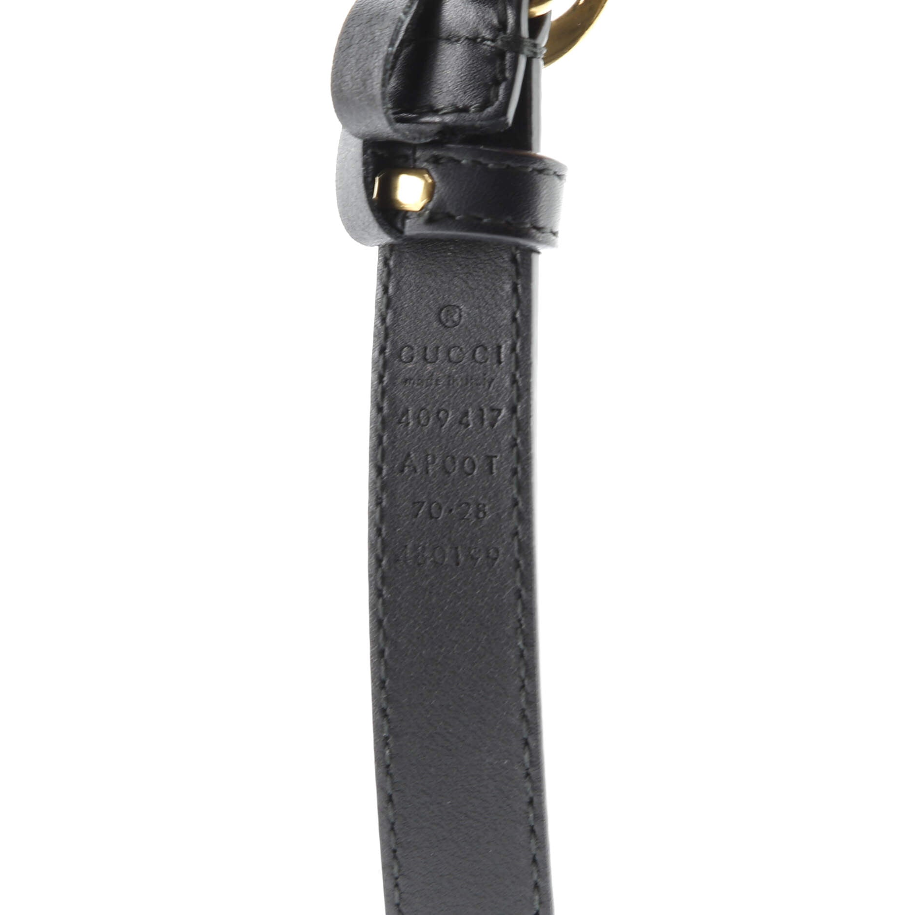 GG Marmont Belt Leather Thin