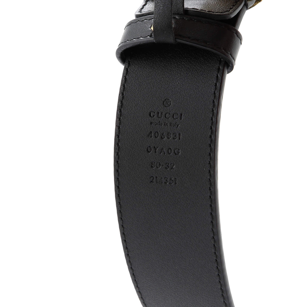 GG Marmont Belt Leather Wide 100