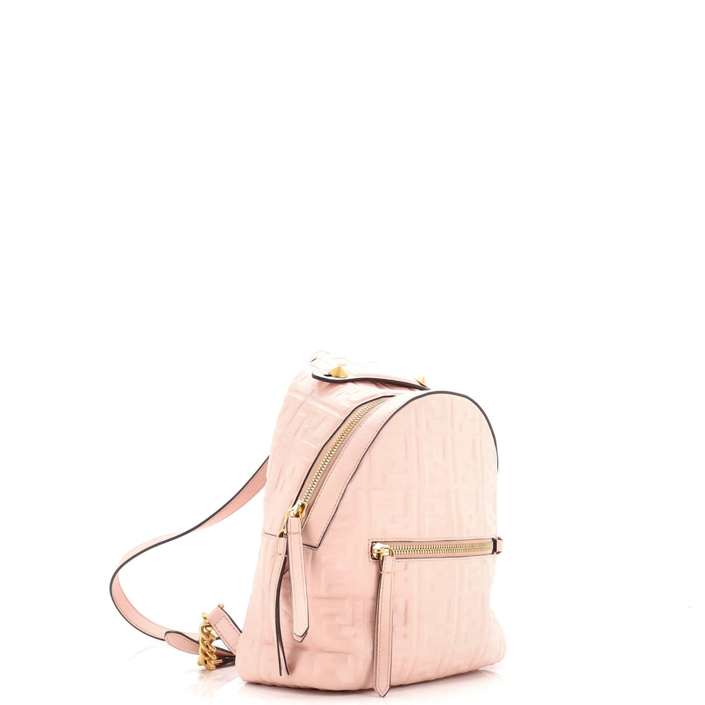 By The Way Backpack Zucca Embossed Leather Mini