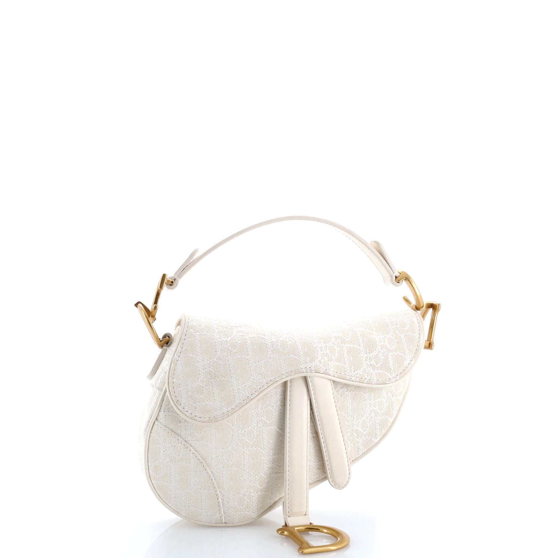 Saddle Handbag Oblique Canvas Mini
