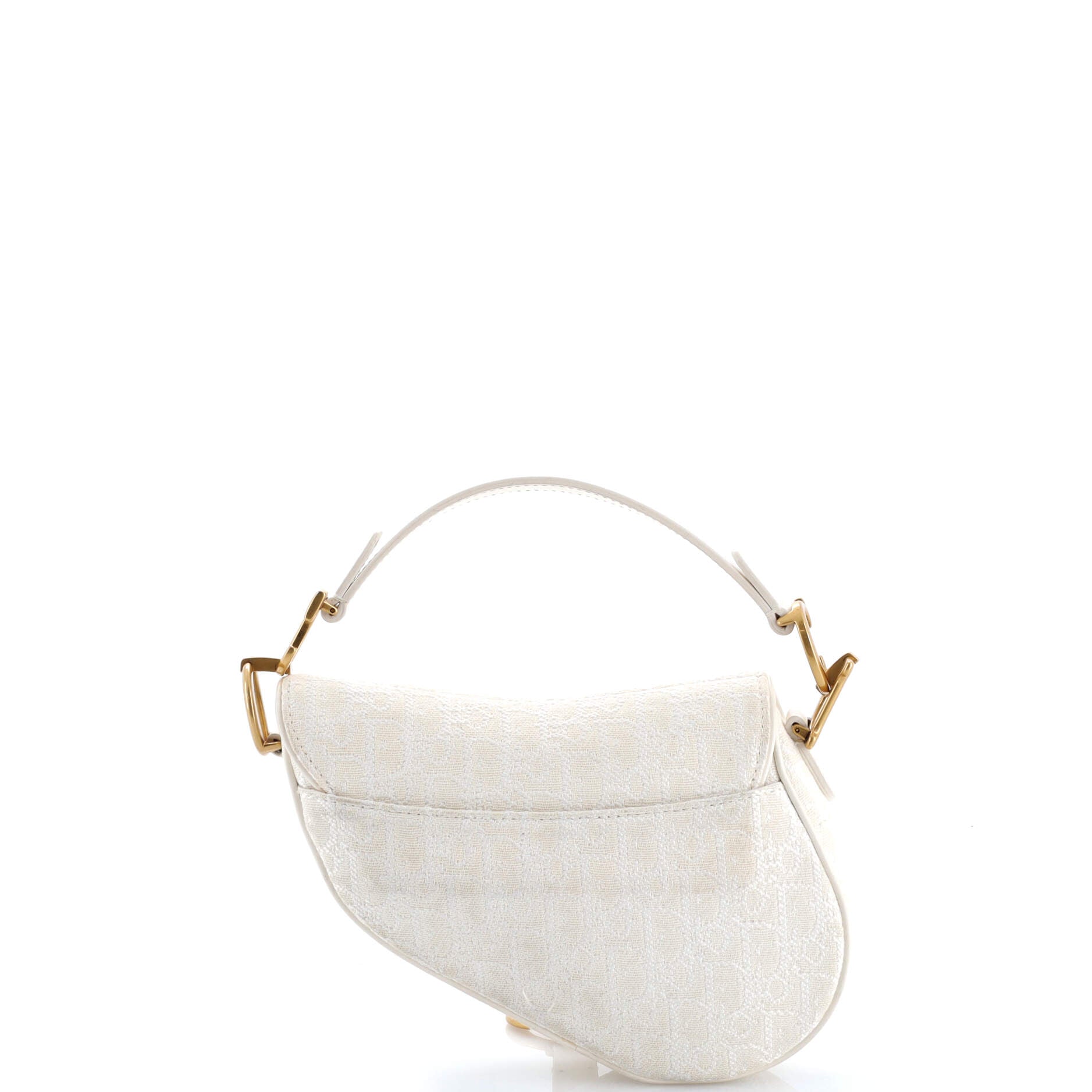 Saddle Handbag Oblique Canvas Mini