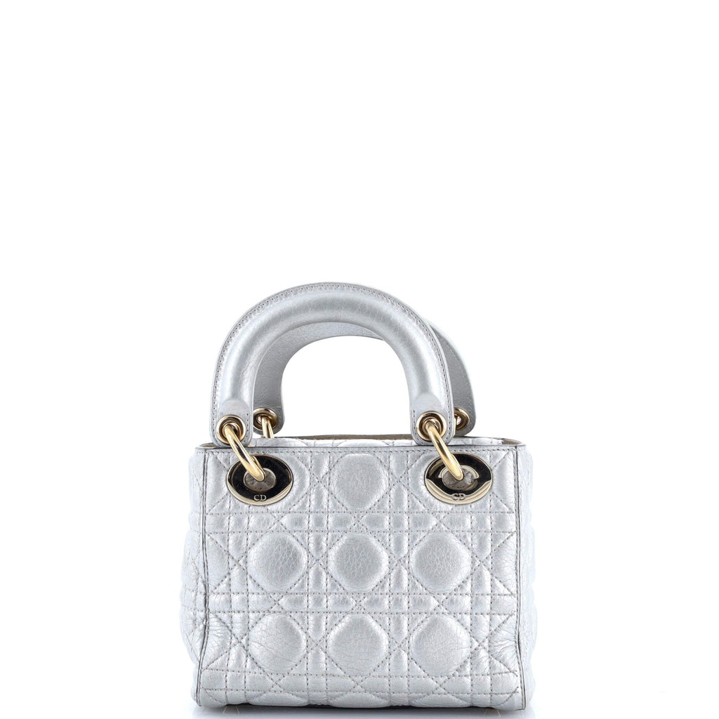 Supple Lady Dior Bag Cannage Quilt Calfskin Mini