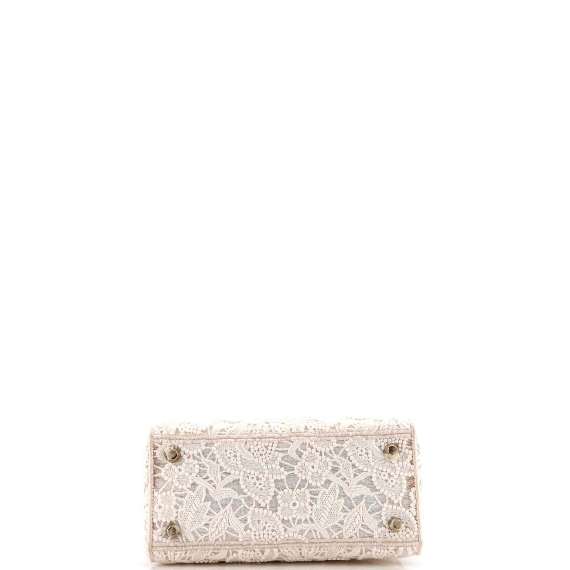 Lady D-Lite Bag Embroidery with Macrame Effect Medium
