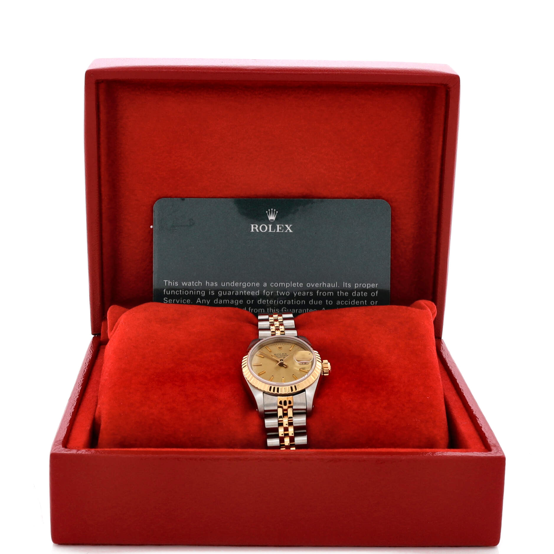 Oyster Perpetual Datejust Automatic Watch Stainless Steel and Yellow Gold 26