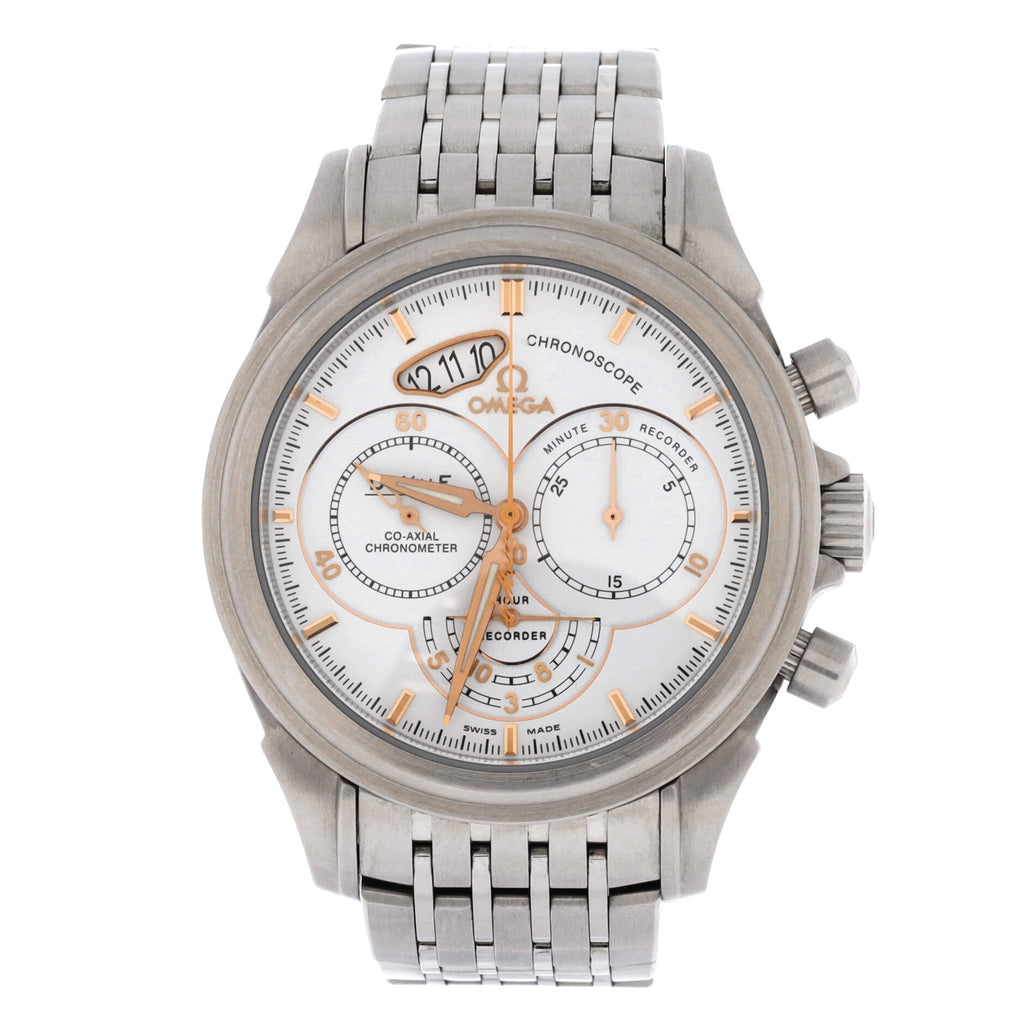 De Ville Chronoscope Co-Axial Rattrapante Automatic Watch Stainless Steel 41