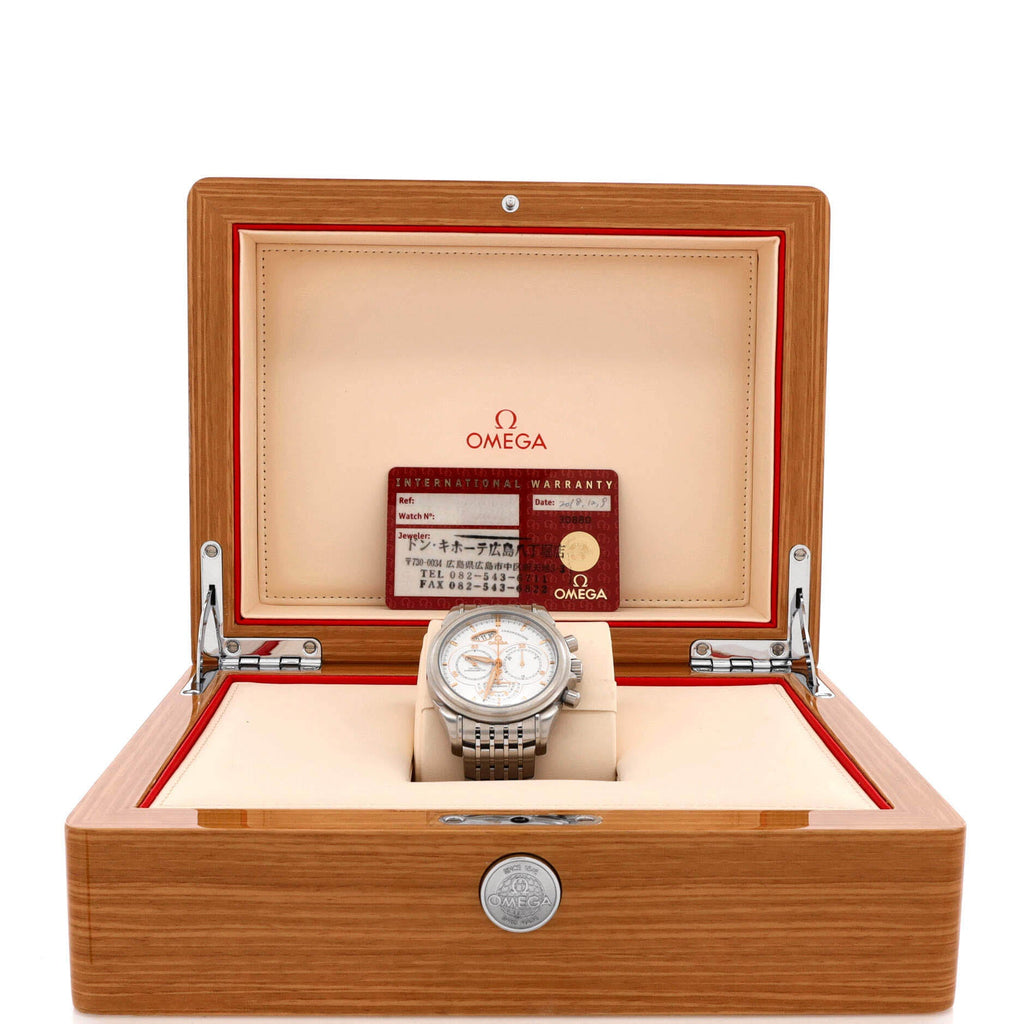 De Ville Chronoscope Co-Axial Rattrapante Automatic Watch Stainless Steel 41