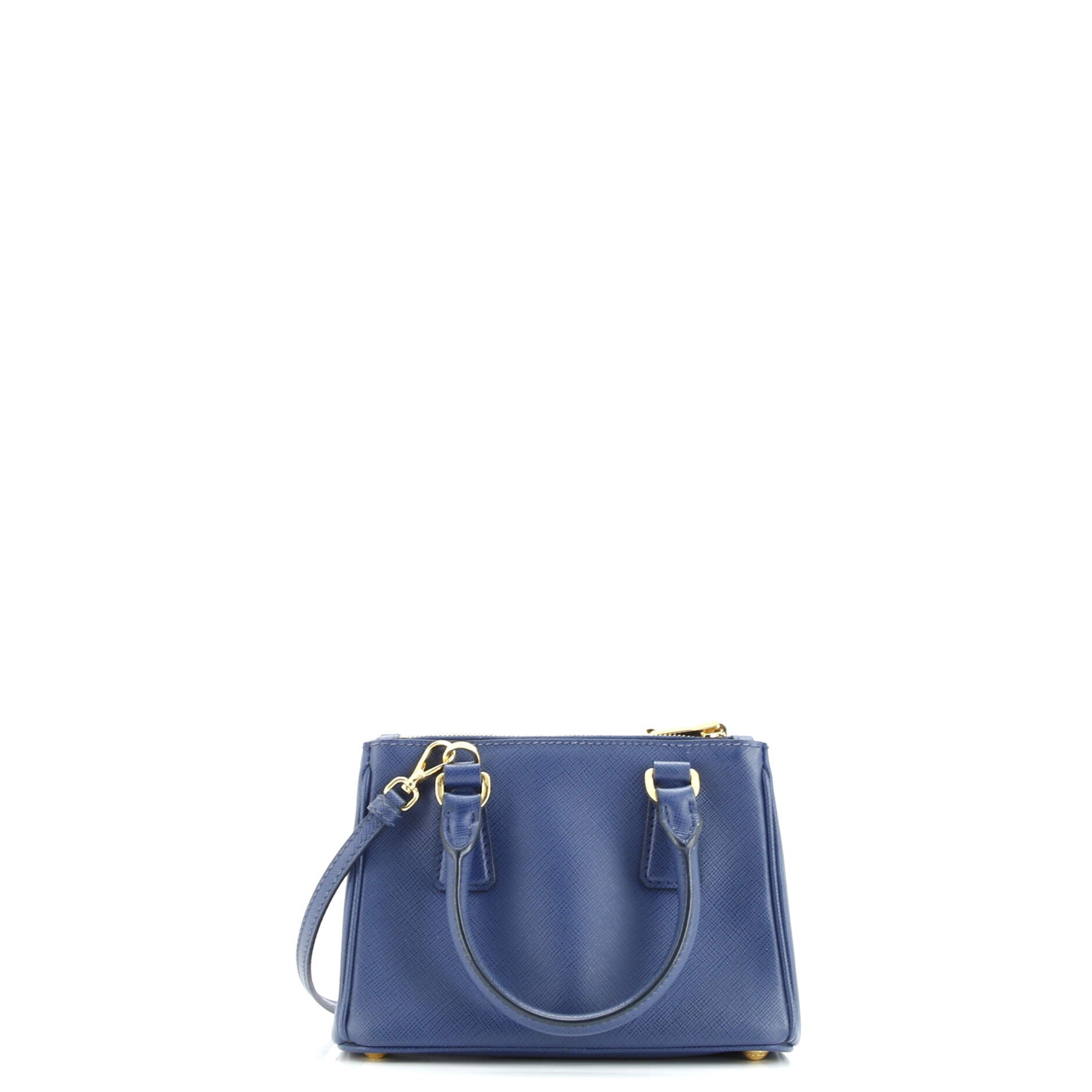 Galleria Double Zip Tote Saffiano Leather Mini