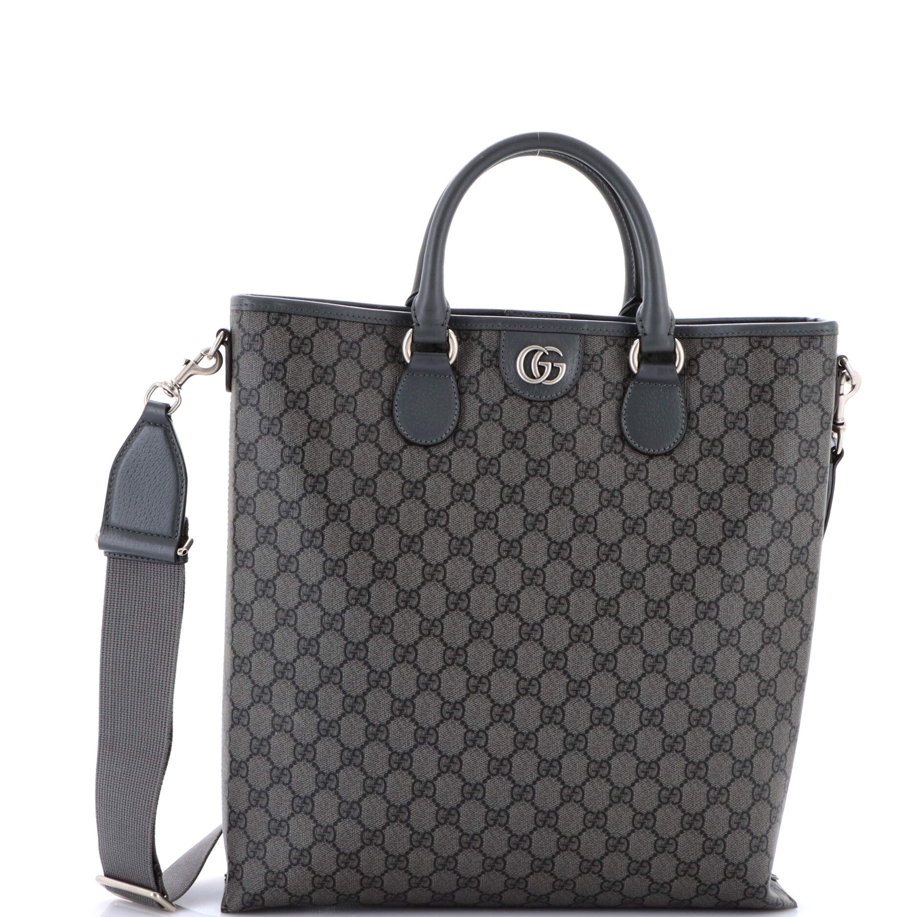 Ophidia Convertible Open Tote GG Coated Canvas Tall