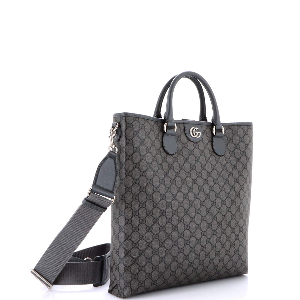 Ophidia Convertible Open Tote GG Coated Canvas Tall