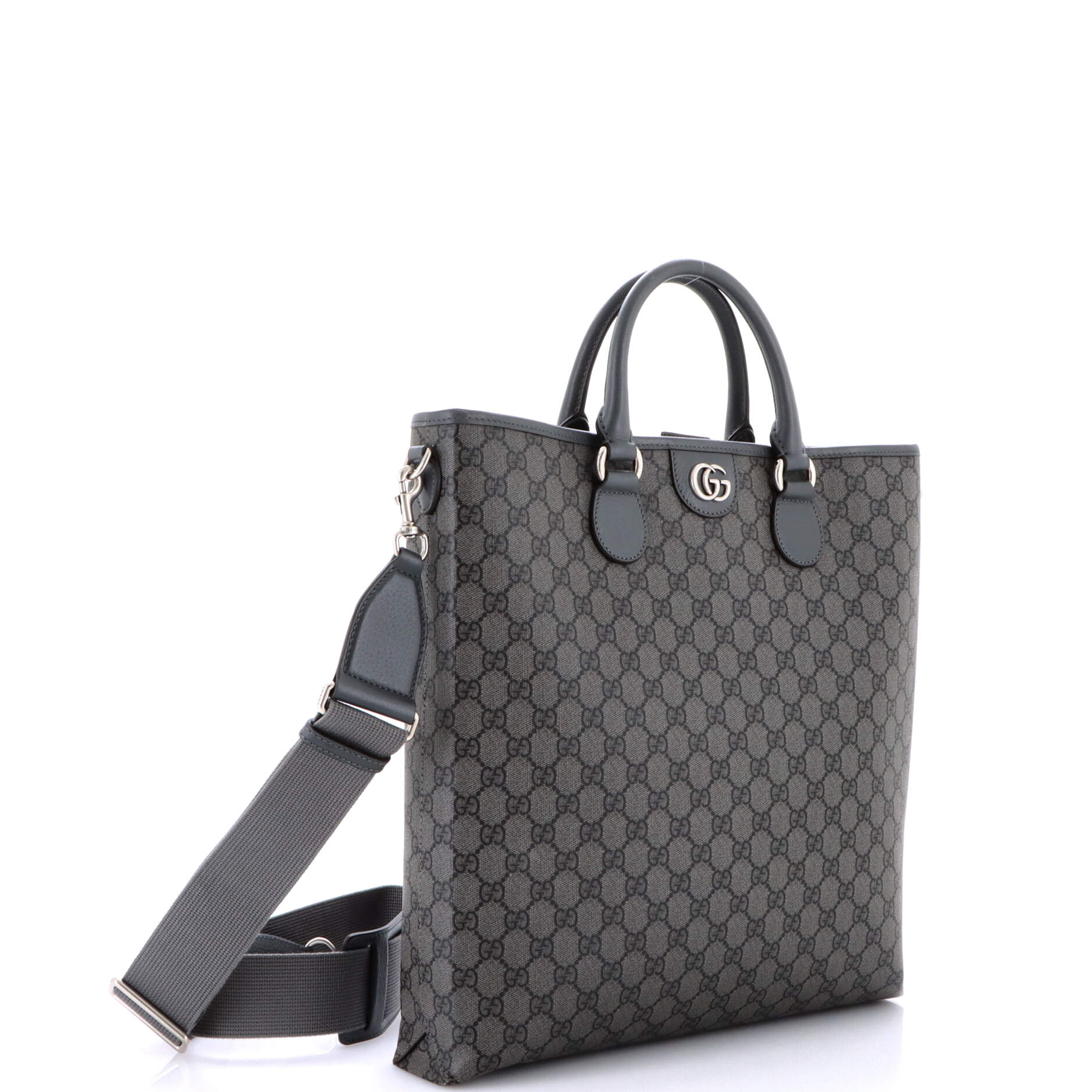 Ophidia Convertible Open Tote GG Coated Canvas Tall