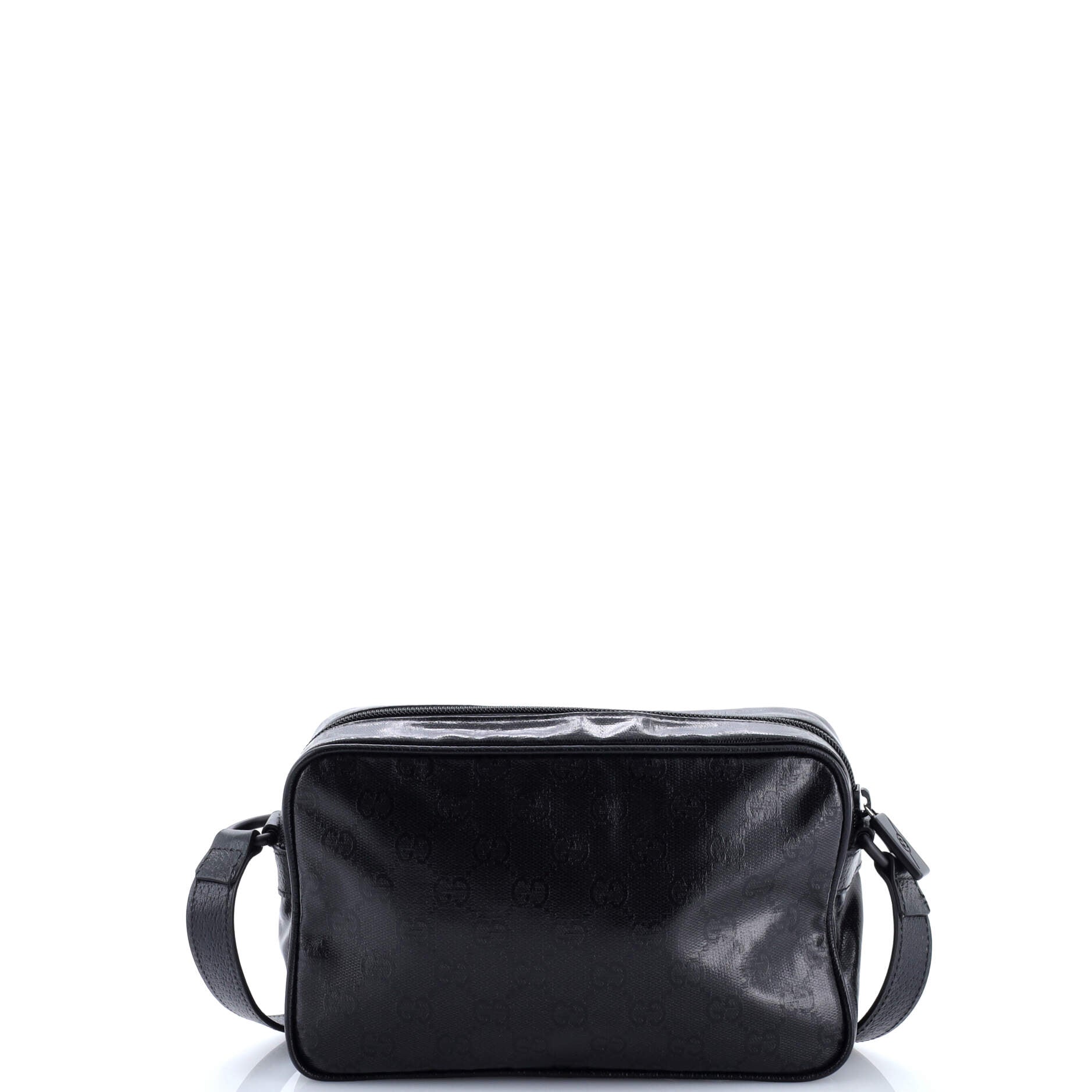 Front Pocket Camera Bag GG Crystal Coated Canvas Mini