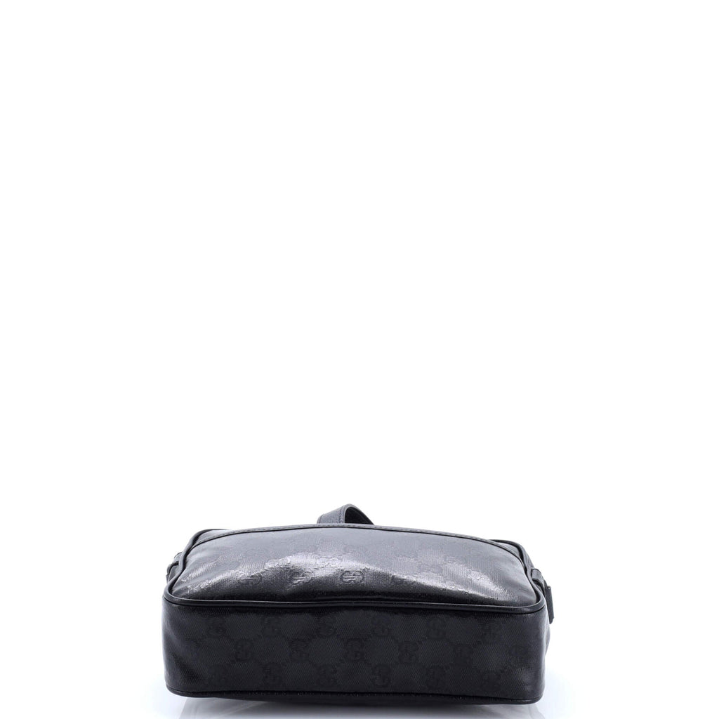 Front Pocket Camera Bag GG Crystal Coated Canvas Mini