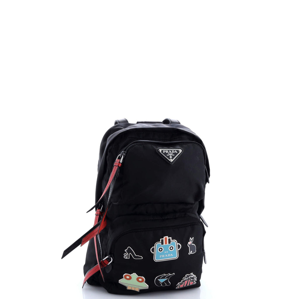 Robot Fluo Sling Backpack Embellished Tessuto