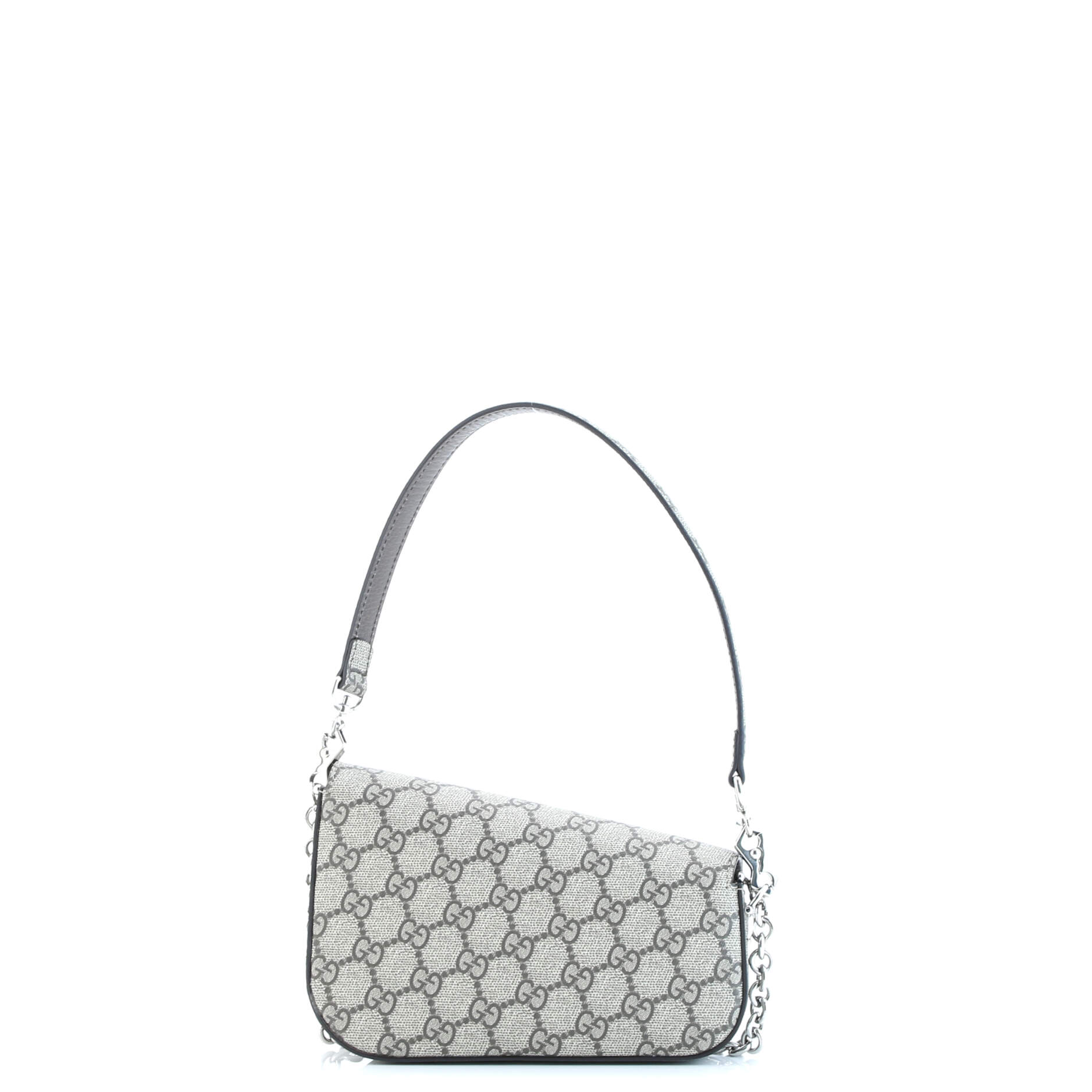 Horsebit 1955 Asymmetric Shoulder Bag GG Coated Canvas Mini