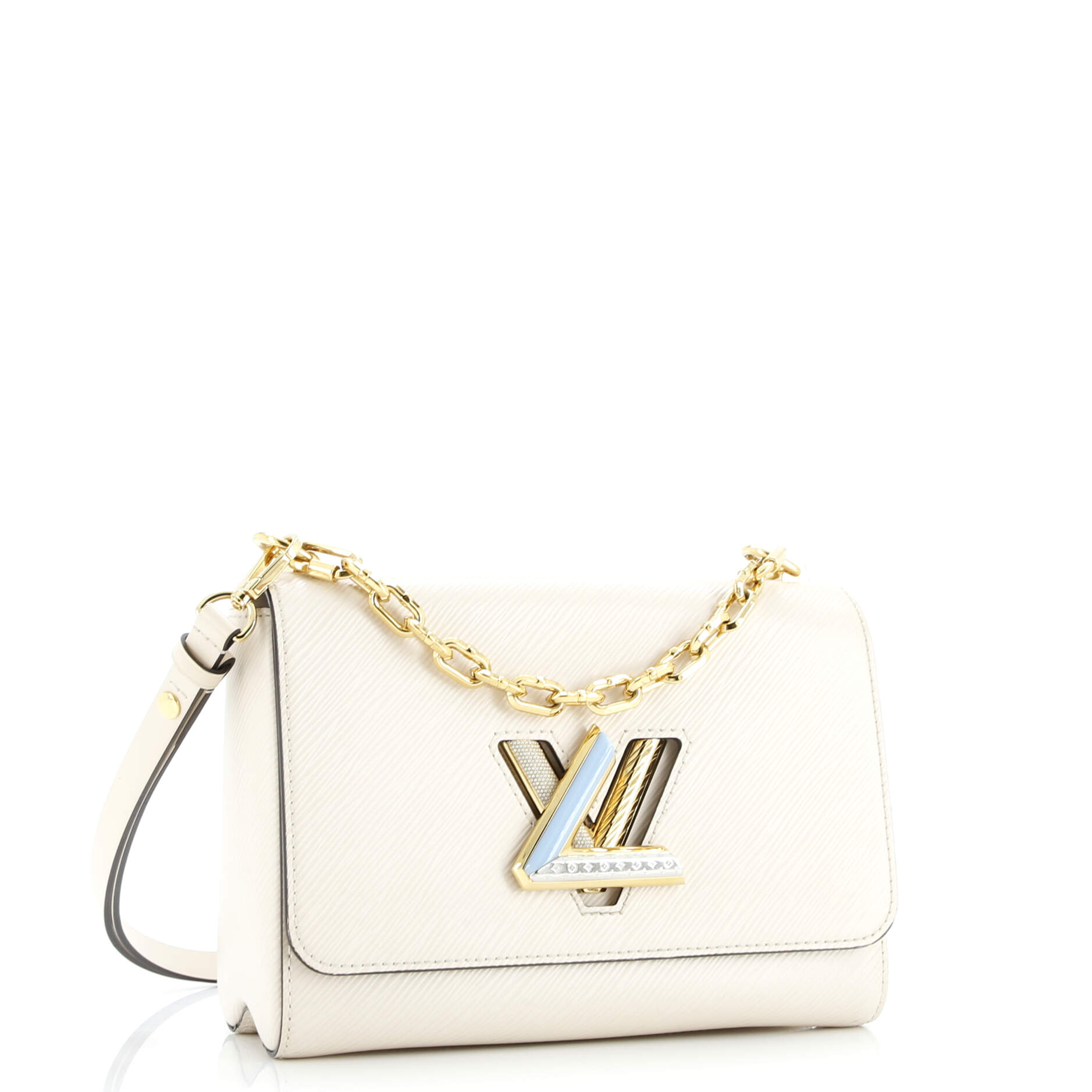 Twist Convertible Handbag Epi Leather with Crystals MM