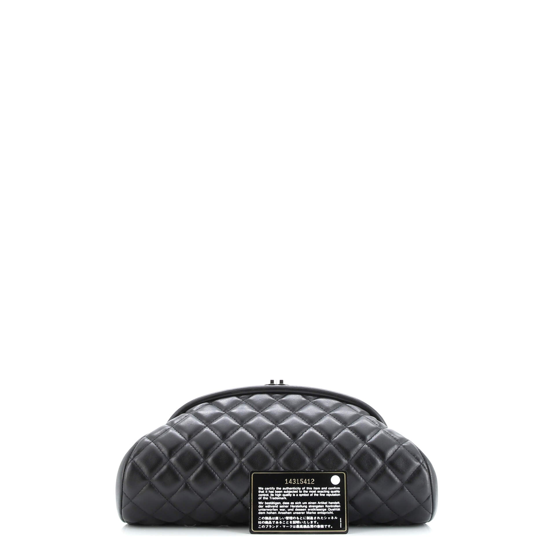 Timeless Clutch Quilted Lambskin