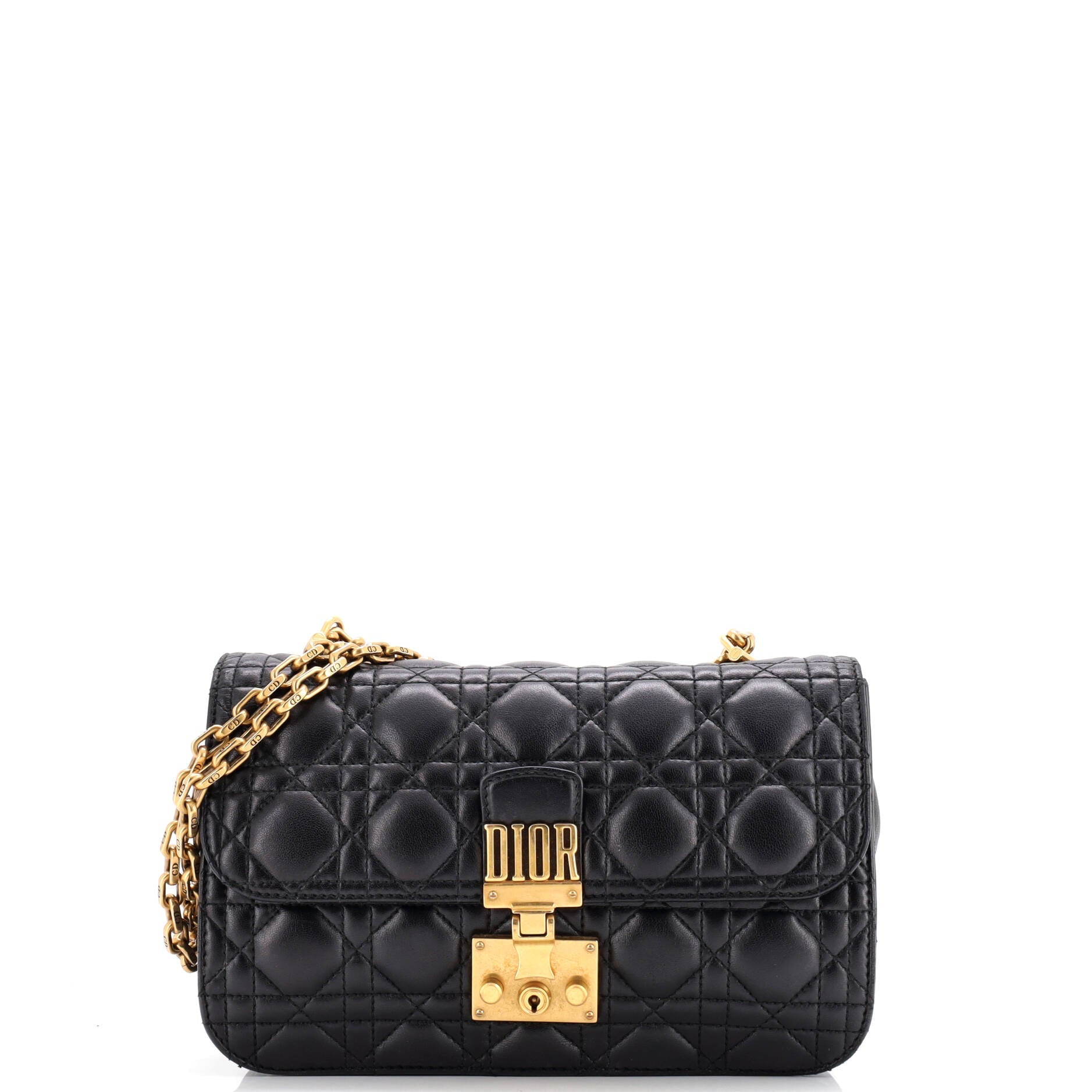 Dioraddict Flap Bag Cannage Quilt Lambskin Medium