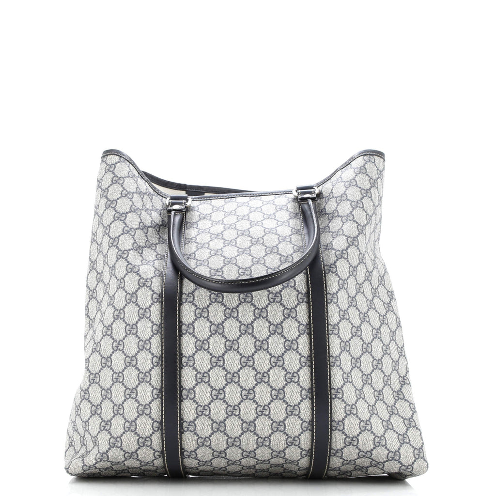 Joy Tote GG Coated Canvas with Leather Large