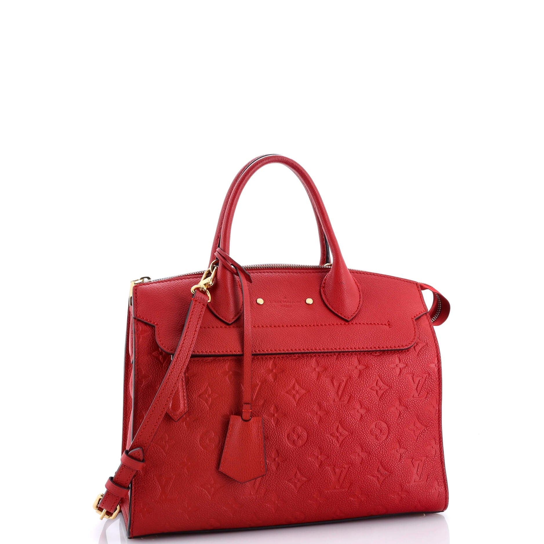 Pont Neuf Handbag Monogram Empreinte Leather MM